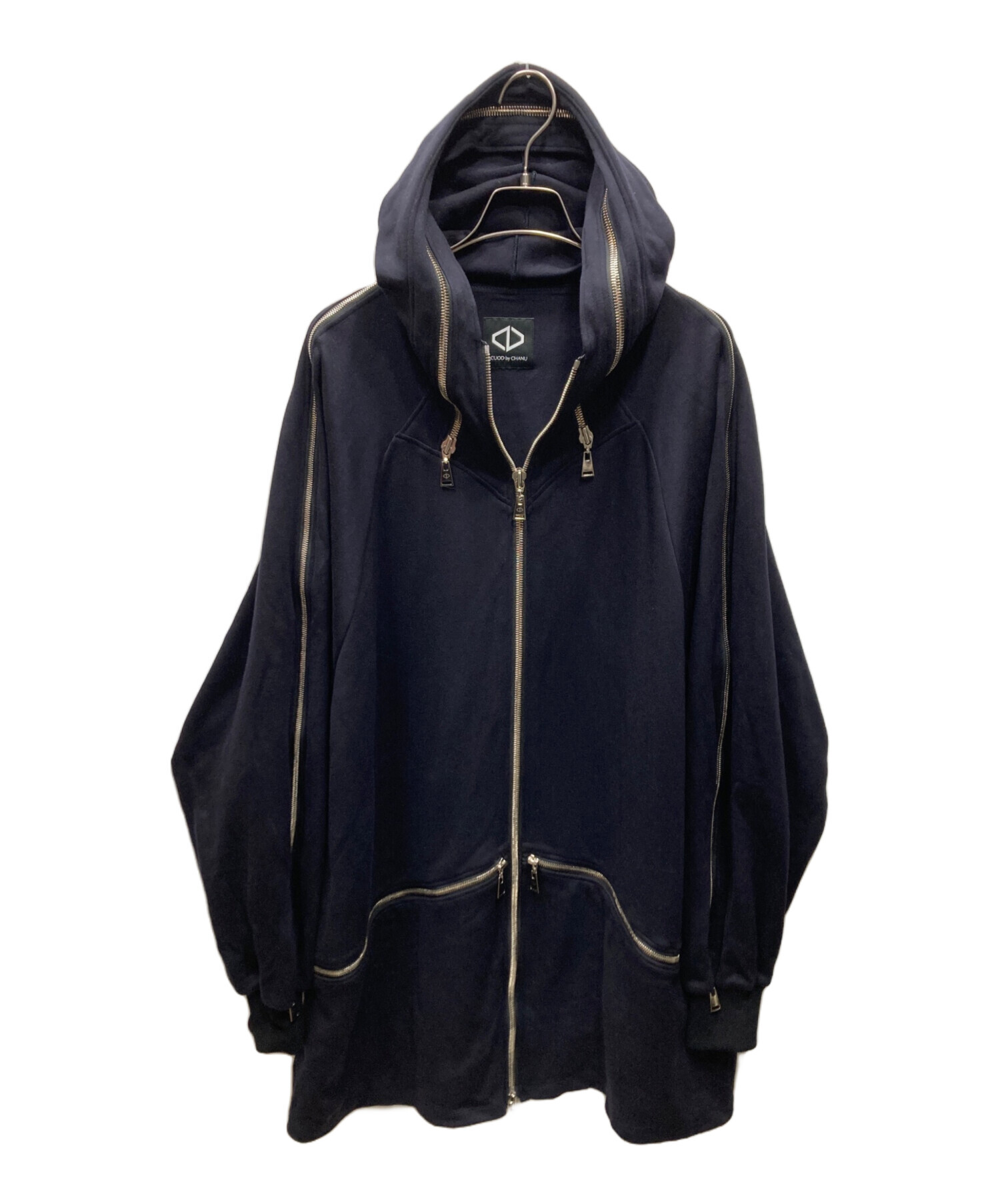 acuod by chanu /ジップパーカー/FREE 中古・古着通販】ACOUD by CHANU (アクオド バイ チャヌ) ロングジップ