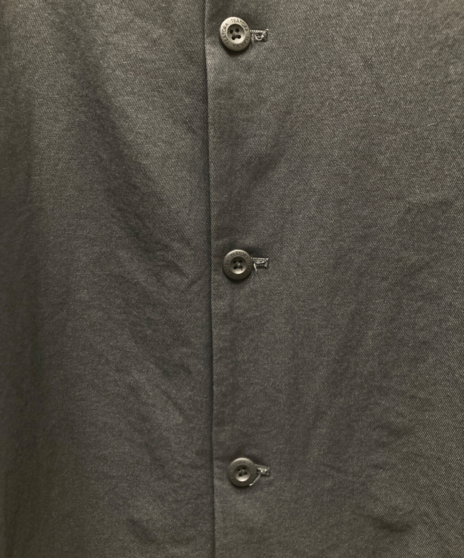 中古・古着通販】teatora (テアトラ) CARTRIDGE SHIRT - GC #SHADOW