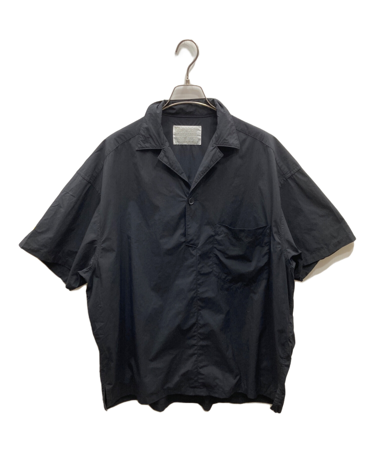 中古・古着通販】KOLOR (カラー) タイプライター半袖シャツ ブラック 