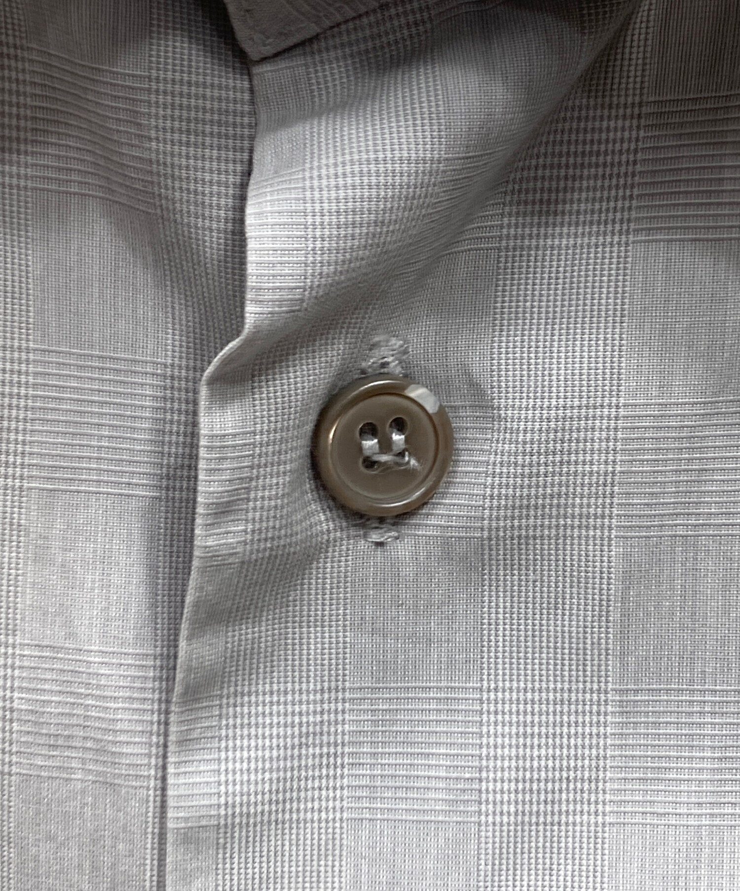 中古・古着通販】MARNI (マルニ) SSチェックシャツ グレー サイズ