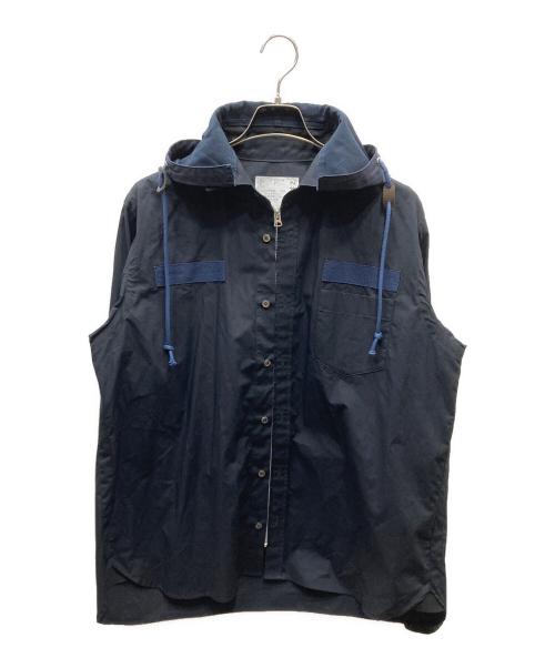 中古・古着通販】sacai (サカイ) コットンポプリンジップフーディ