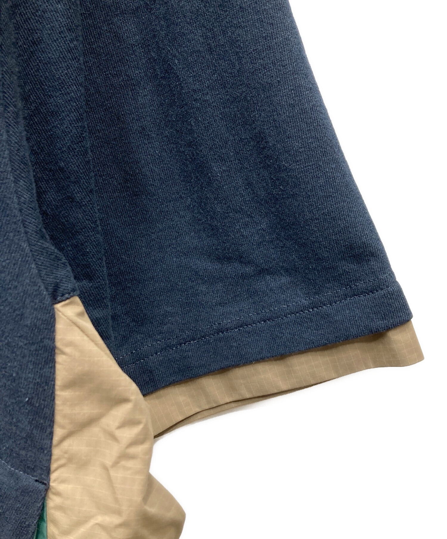 サカイ Sacai 半袖カットソー サイズ2 M ダークネイビー×グリーン 中古・古着通販】sacai (サカイ) Bandana Print T-Shirt バンダナ