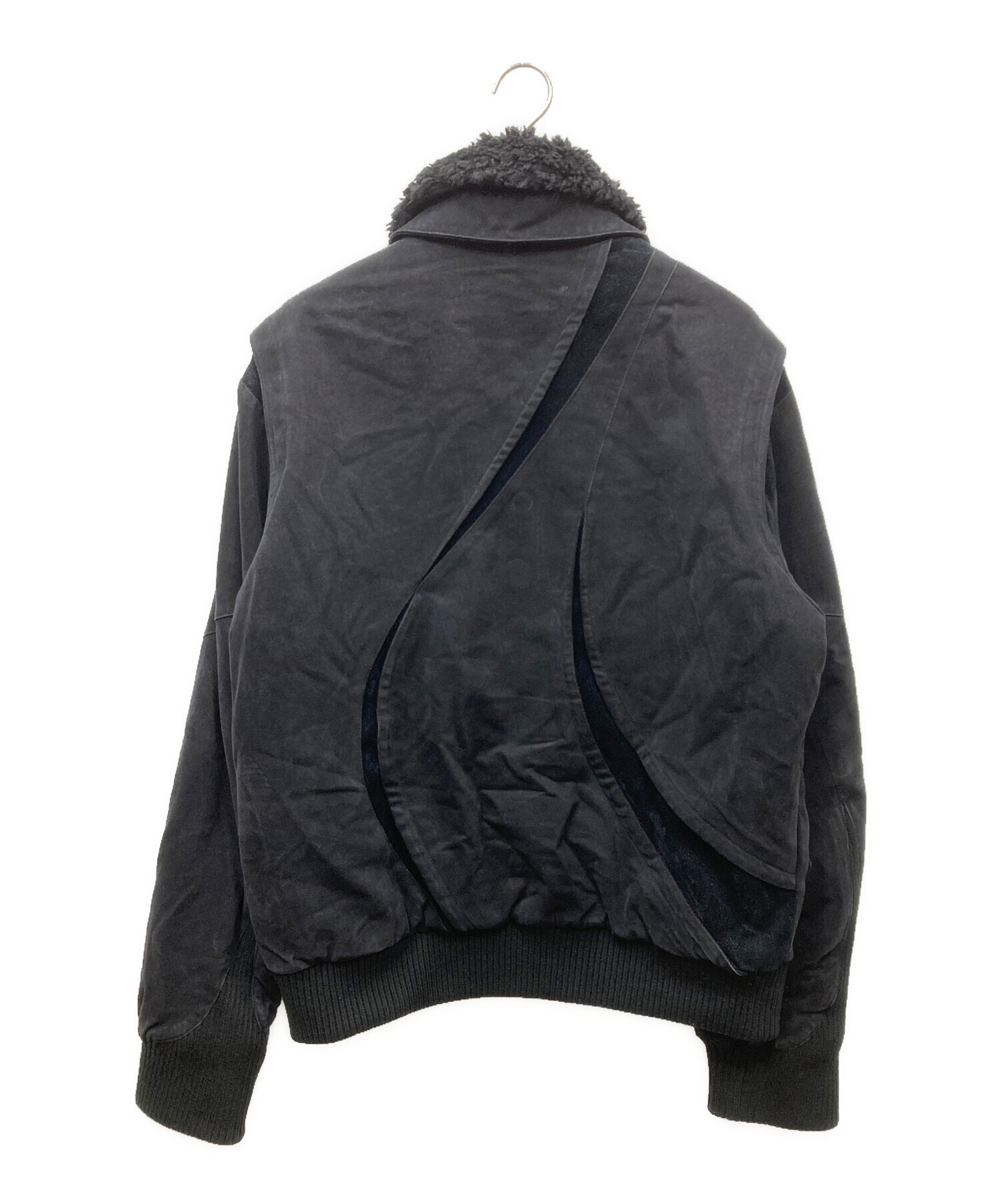 中古・古着通販】XLIM (エクスリム) 中綿デニムジャケット ブラック