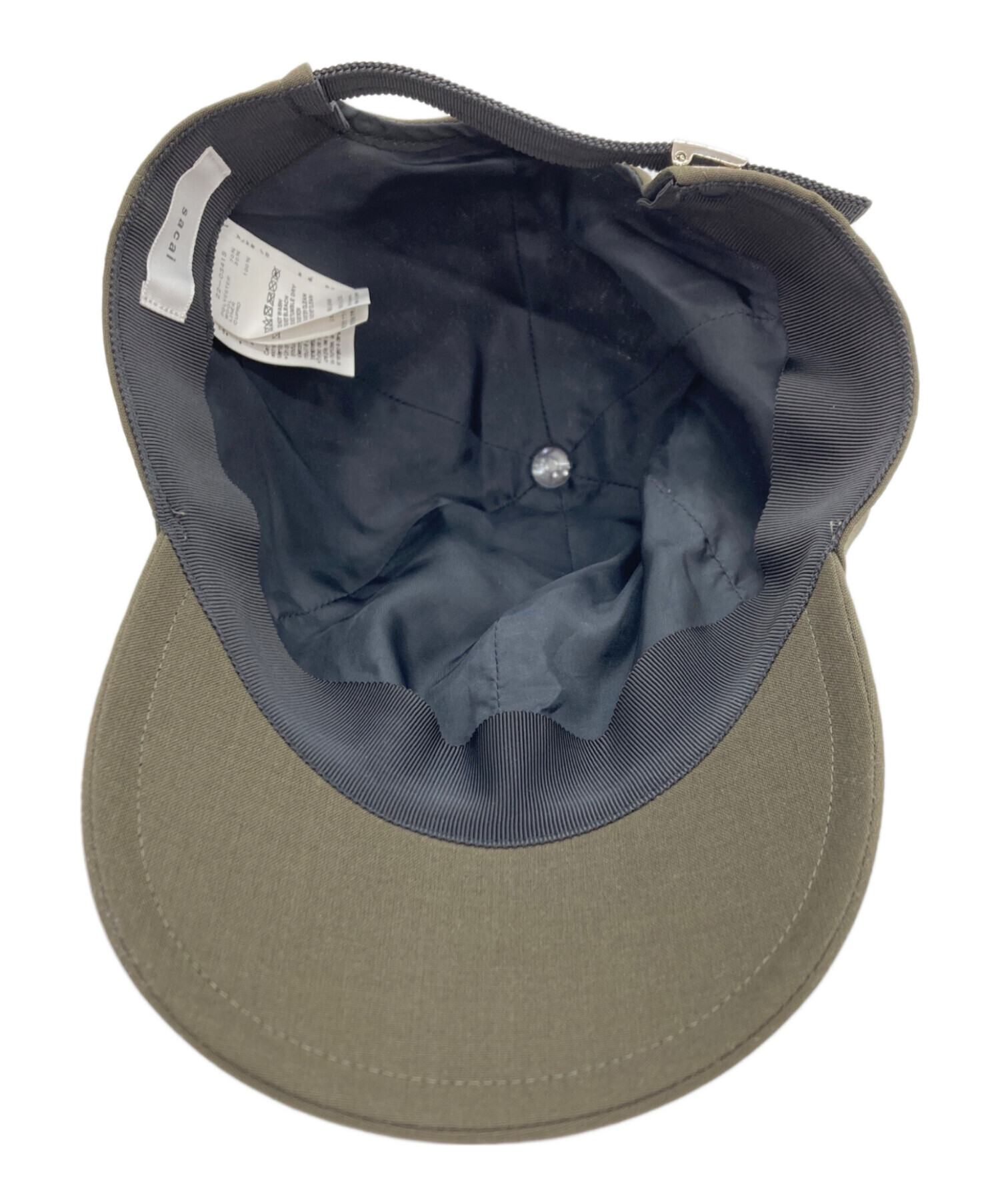 中古・古着通販】sacai (サカイ) S Cap / Suiting ロゴキャップ