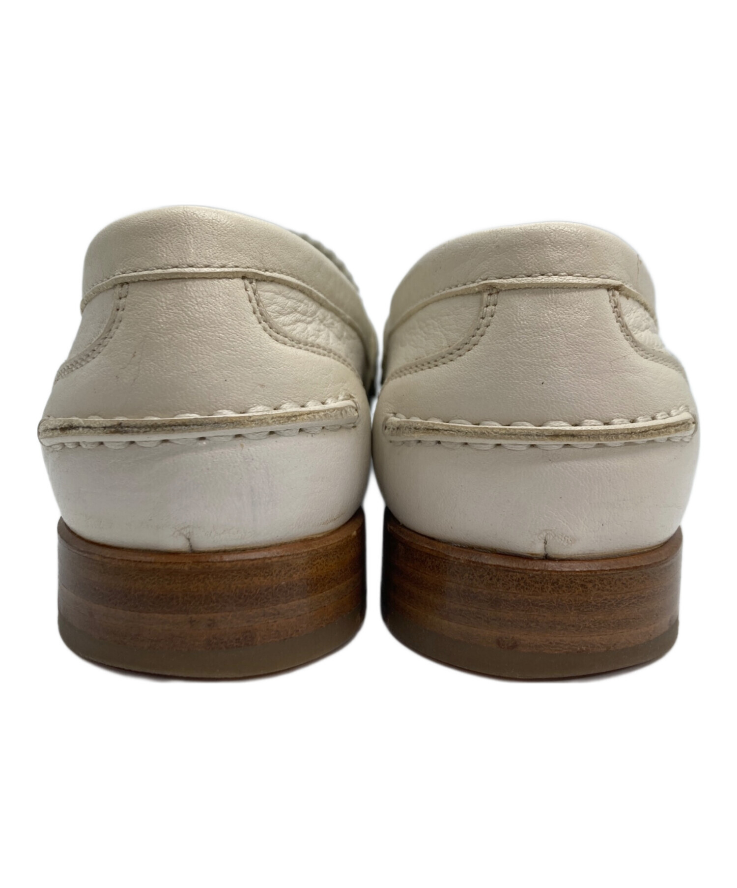 Church's ホワイトレザー ローファー38.5 中古・古着通販】CHURCH'S (チャーチ) SALLY コインローファー