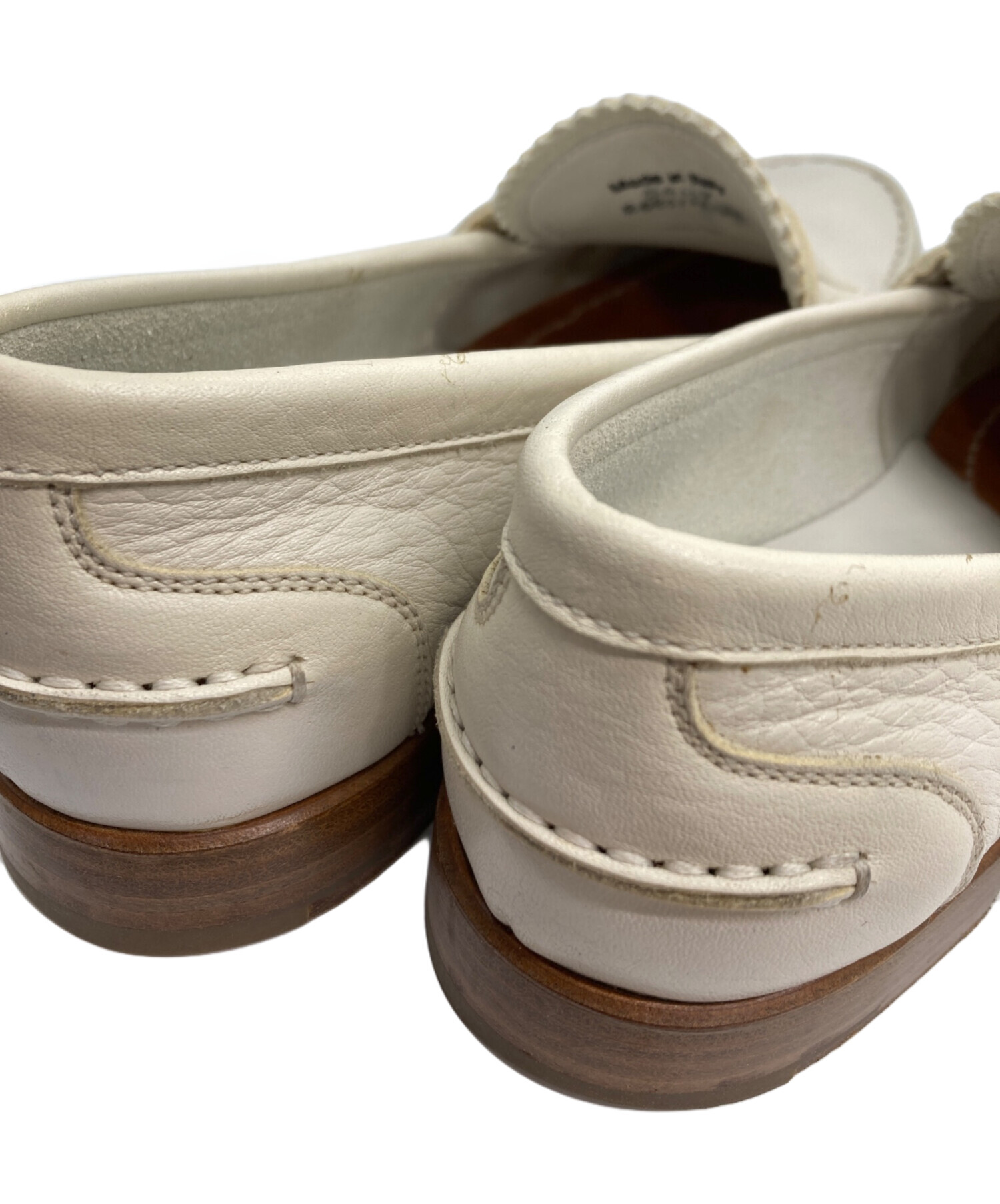 Church's ホワイトレザー ローファー38.5 中古・古着通販】CHURCH'S (チャーチ) SALLY コインローファー