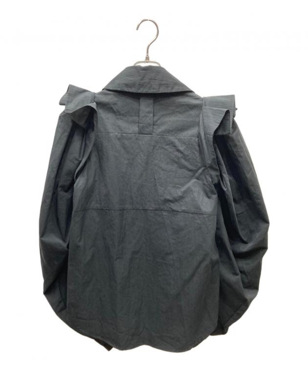 中古・古着通販】HAENGNAE (ヘンネ) フリルショルダーシャツブラウス 