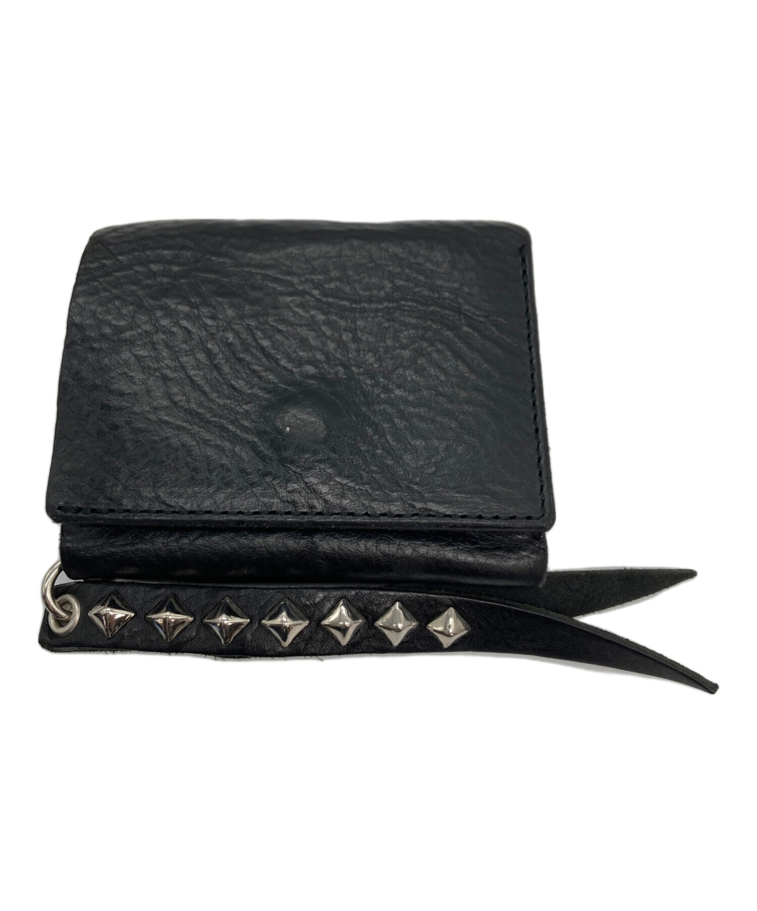 中古・古着通販】CALEE (キャリー) PLANE LEATHER MULTI WALLET STUDS