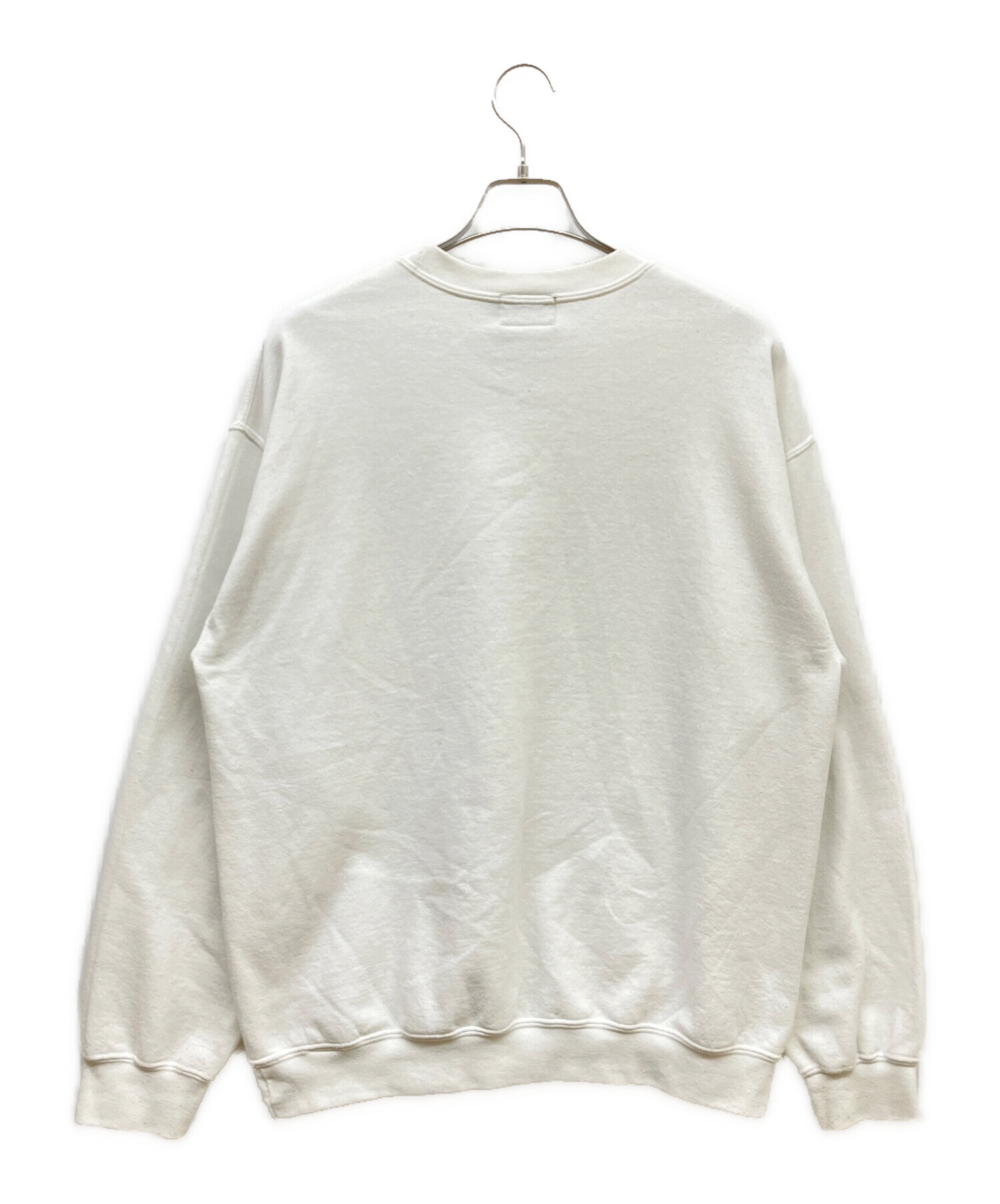 中古・古着通販】stussy (ステューシー) プリントスウェット ホワイト 