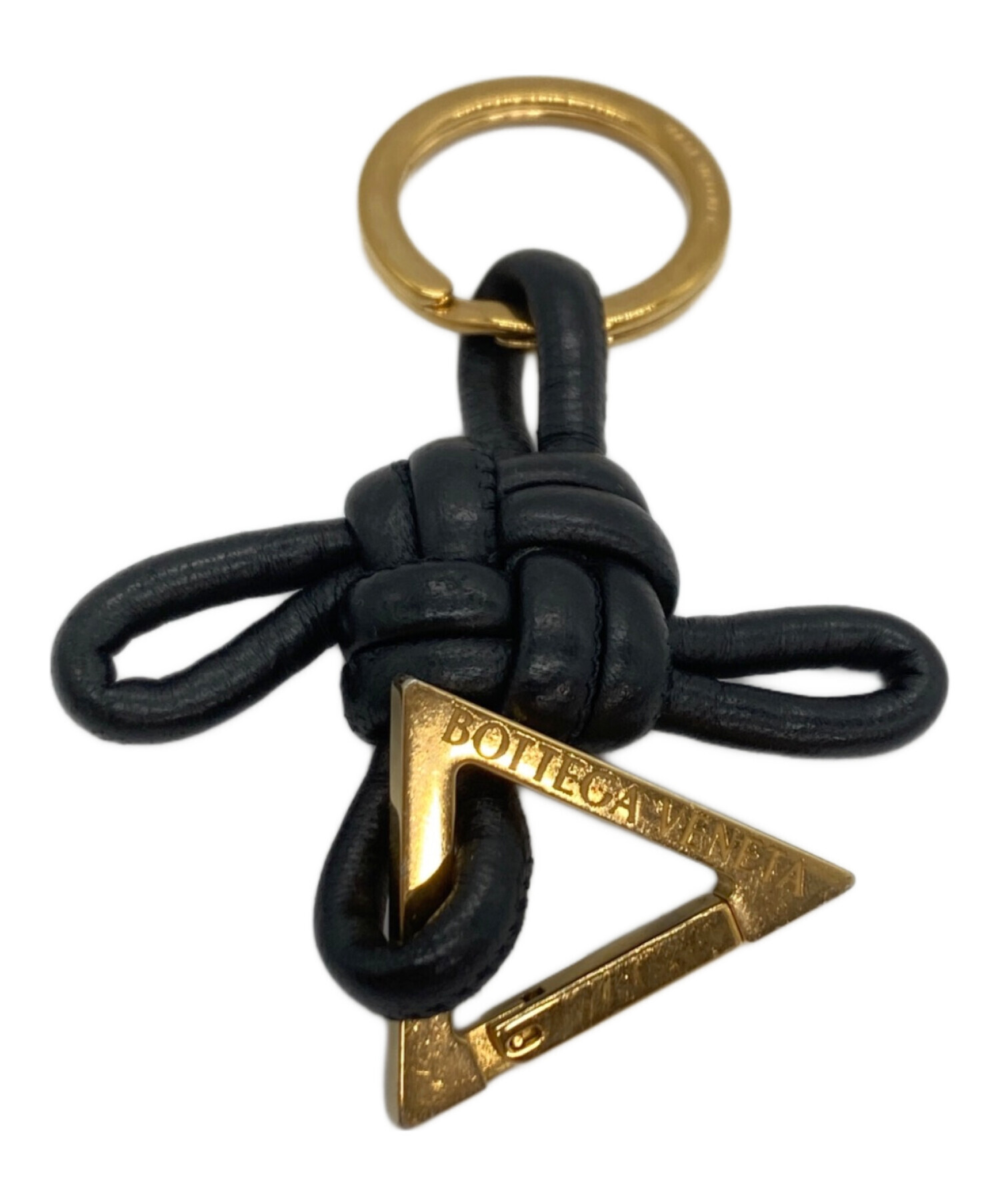 中古ボッテガヴェネタ トライアングル キーリング 中古・古着通販】BOTTEGA VENETA (ボッテガベネタ) トライアングル