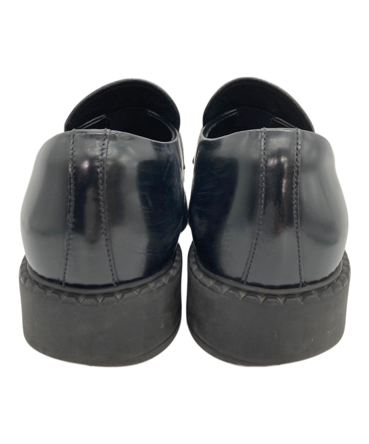 中古・古着通販】PRADA (プラダ) ブラッシュドレザー ローファー