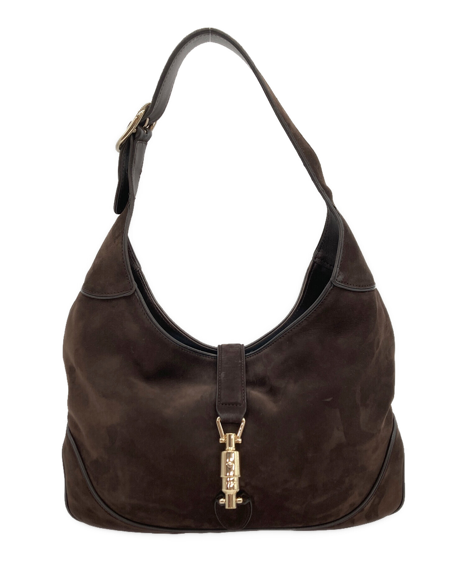 美品☆　グッチ　スウェード　ジャッキー　ハンドバッグ　ミニ　ベロア　ヌバック 中古・古着通販】GUCCI (グッチ) ニュージャッキー スウェード