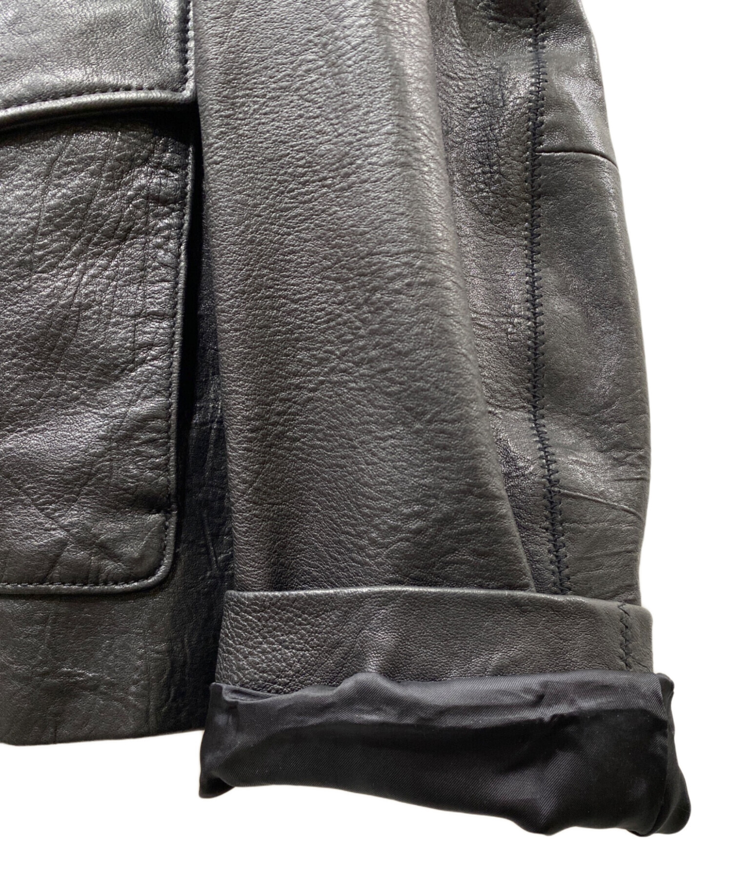 中古・古着通販】LA BOUCLE (ラ ブークル) LAMB LEATHER FLIGHT 