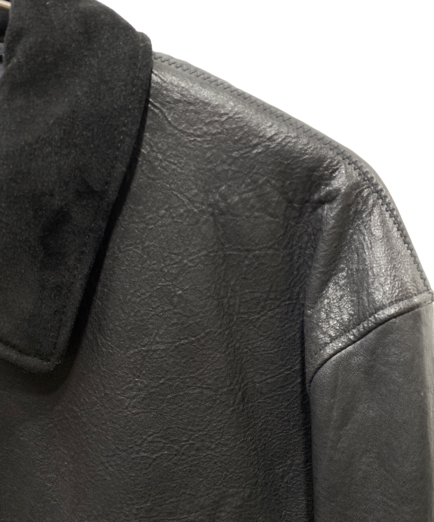 中古・古着通販】LA BOUCLE (ラ ブークル) LAMB LEATHER FLIGHT 