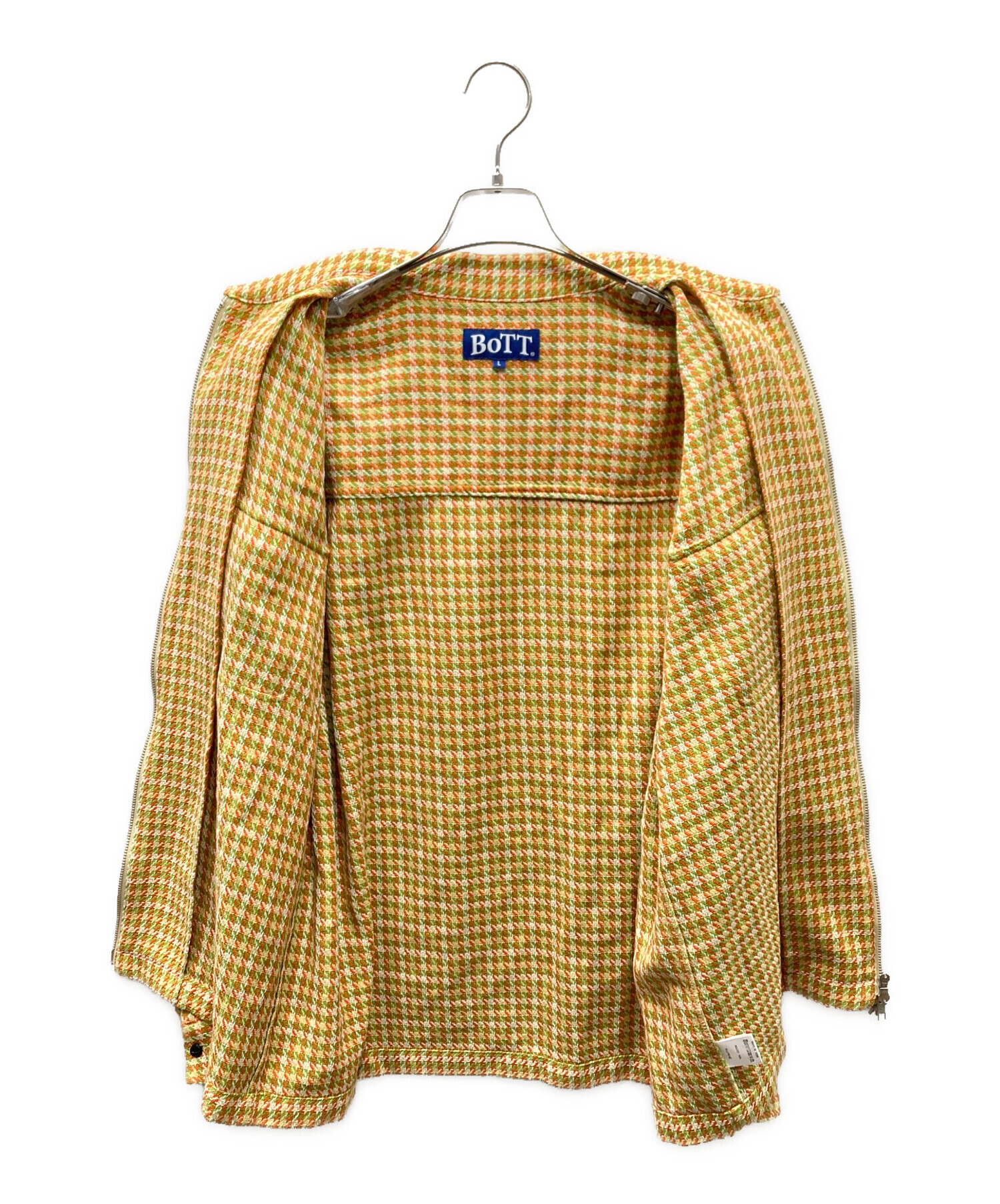 中古・古着通販】BoTT (ボット) Zip-up Flannel Shirt ジップアップ