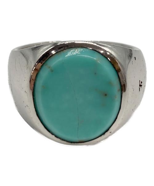 【限定希少】Tom Wood トムウッド ターコイズ リング 【17号】 中古・古着通販】TOM WOOD (トムウッド) Oval Turquoise ring オーバル