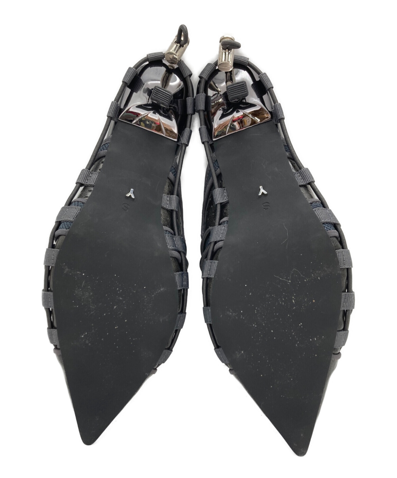 YELLO ミュール 中古・古着通販】YELLO (イエロ) CARBON SHIFT MULES ミュール