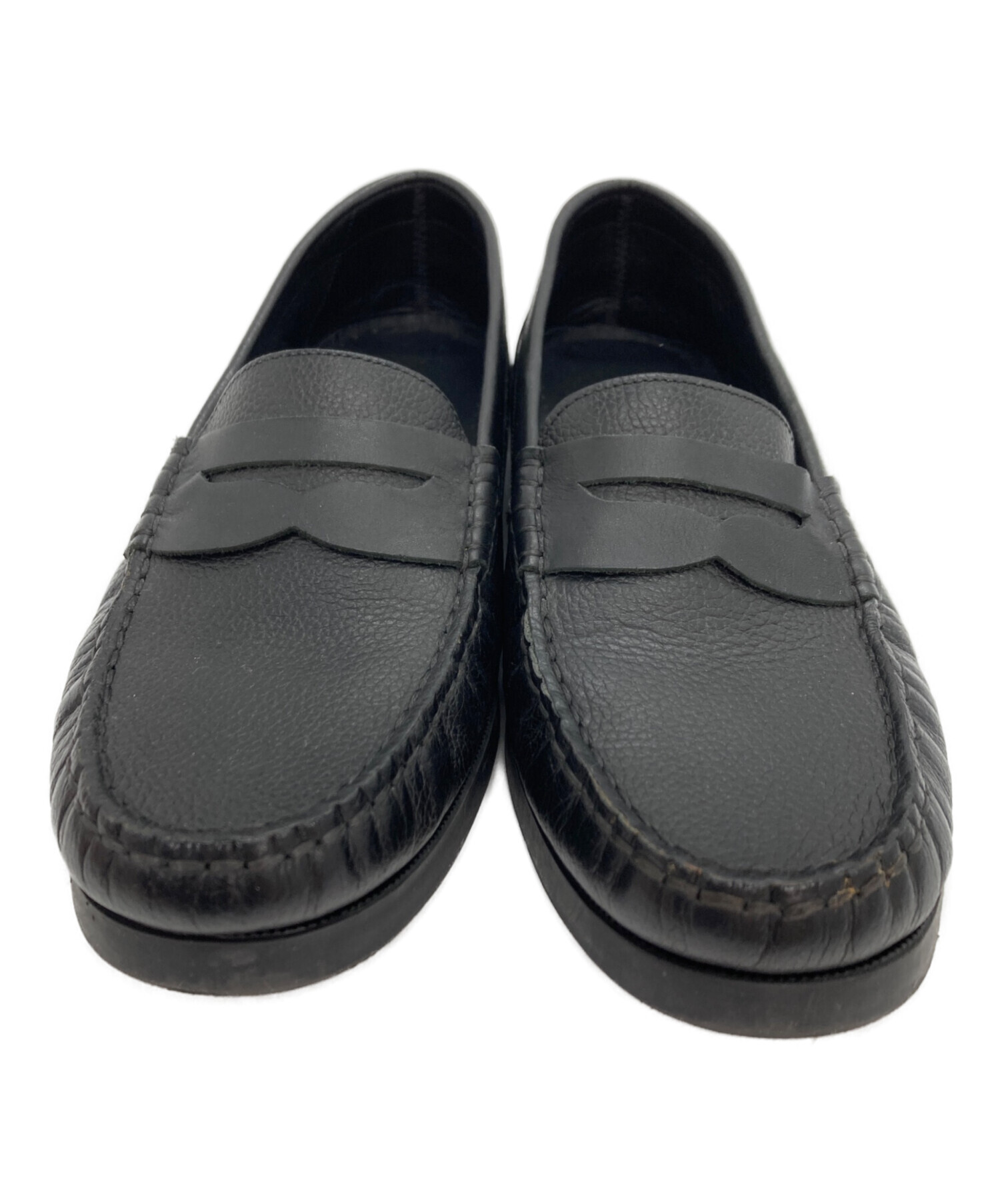 BLUE BLUE デッキシューズ　ブラック　４２ 中古・古着通販】BLUE BLUE (ブルーブルー) コインデッキローファー