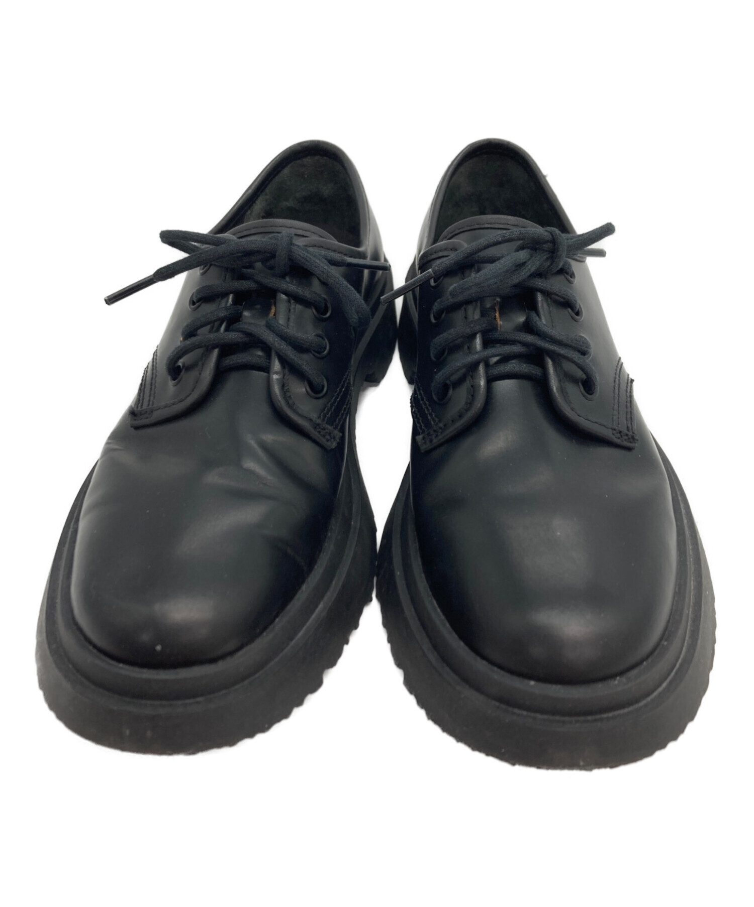 中古・古着通販】CAMPER (カンペール) WALDEN レザーシューズ ブラック