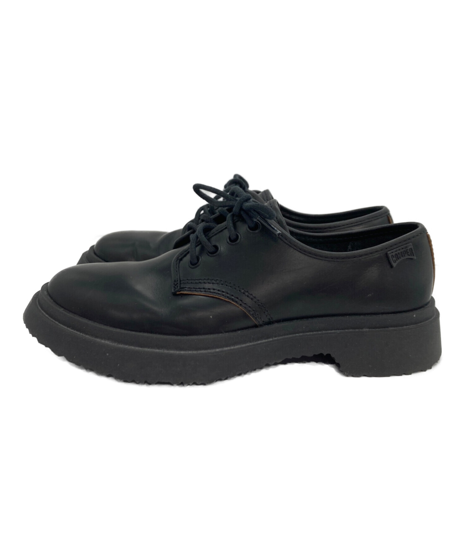 中古・古着通販】CAMPER (カンペール) WALDEN レザーシューズ ブラック
