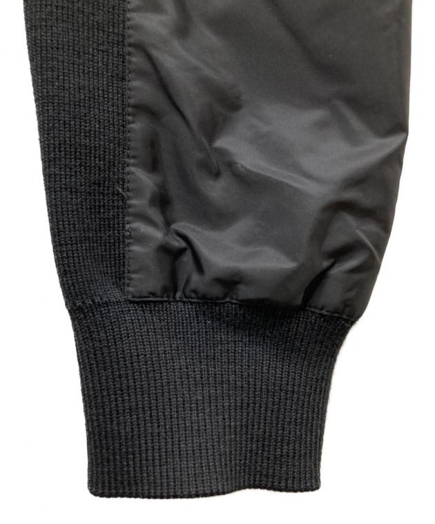 中古・古着通販】PRADA (プラダ) 異素材切替フードパーカー ブラック