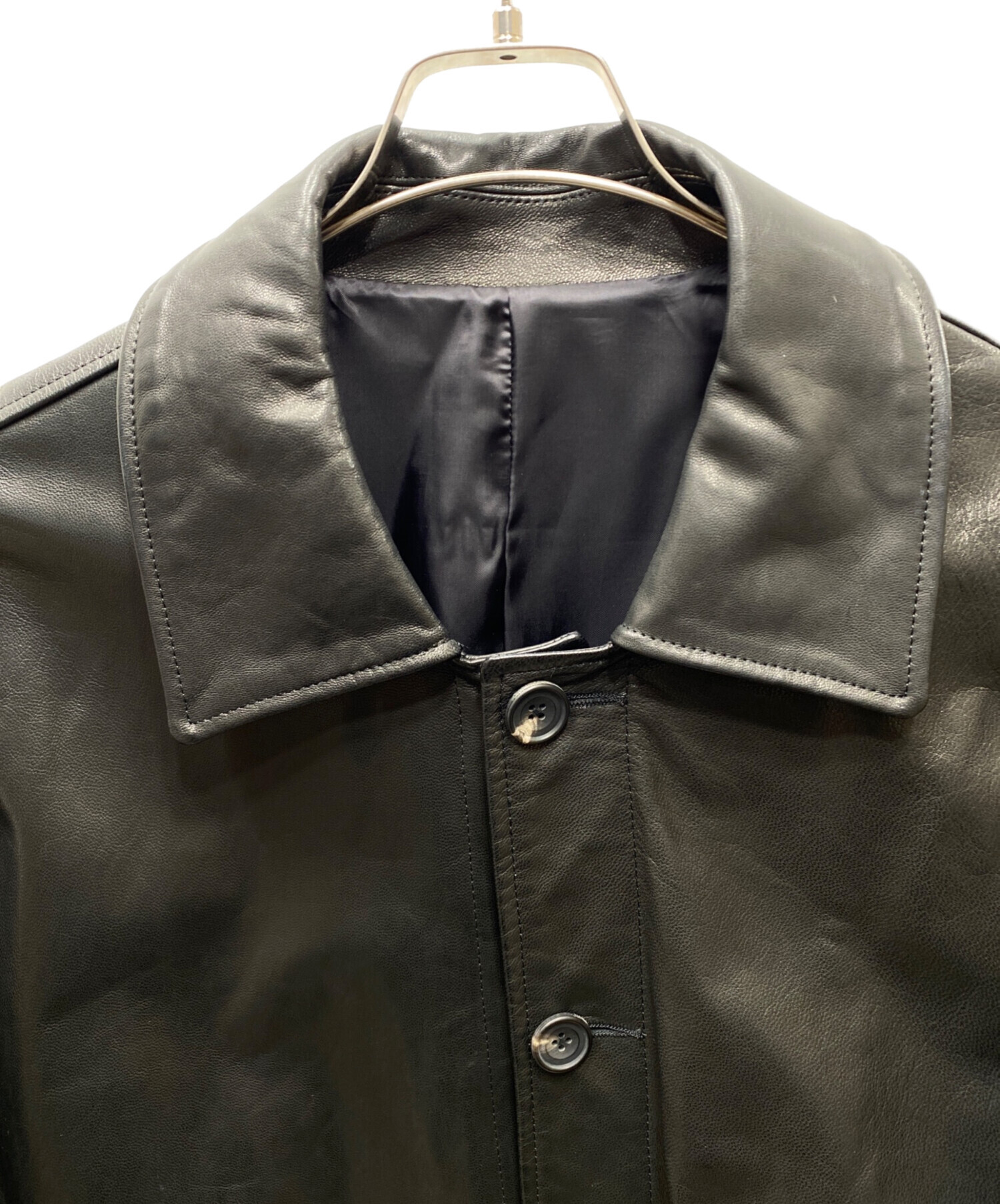 中古・古着通販】stein (シュタイン) LEATHER CAR JACKET レザーコート
