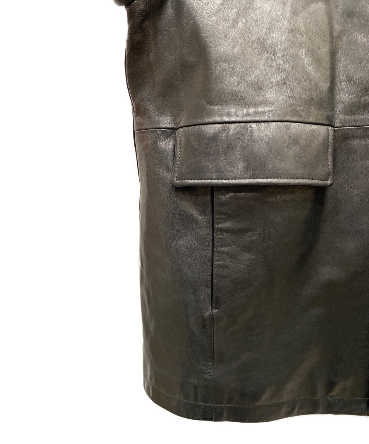 中古・古着通販】stein (シュタイン) LEATHER CAR JACKET レザーコート