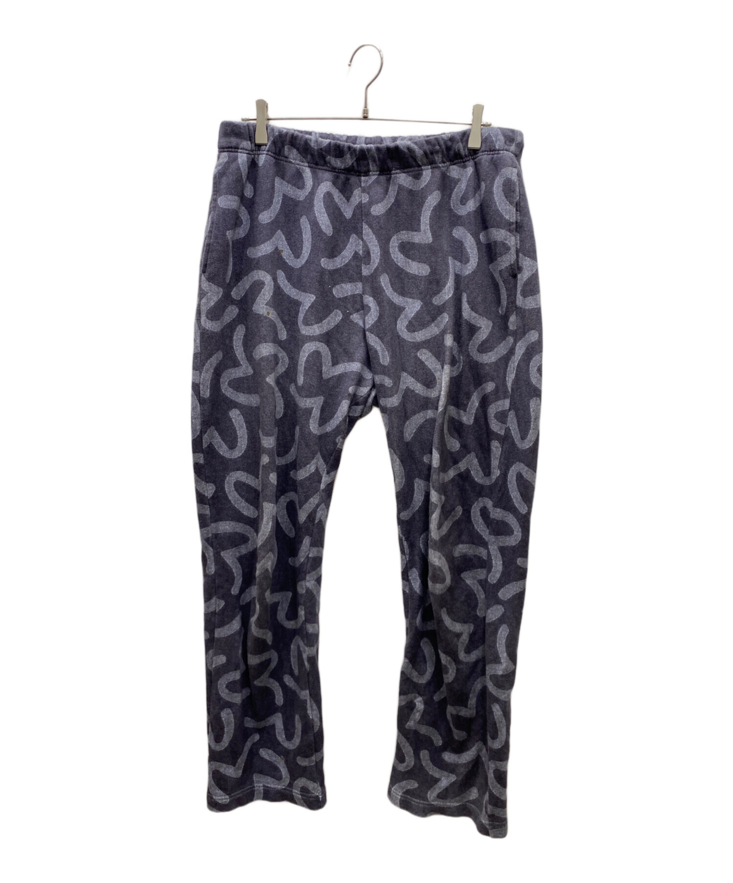 中古・古着通販】EVISU (エヴィス) カモメ柄スウェットパンツ グレー