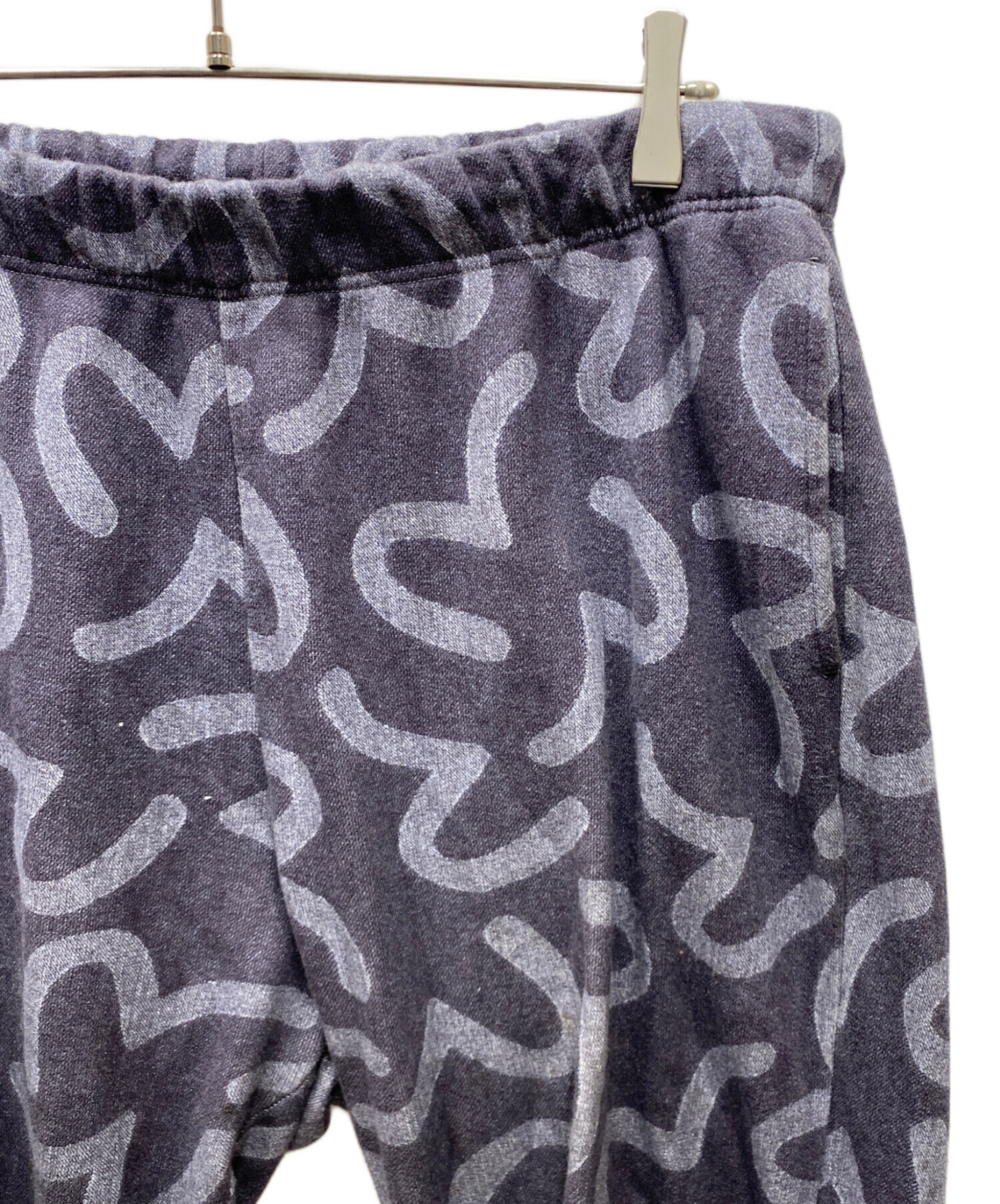 中古・古着通販】EVISU (エヴィス) カモメ柄スウェットパンツ グレー