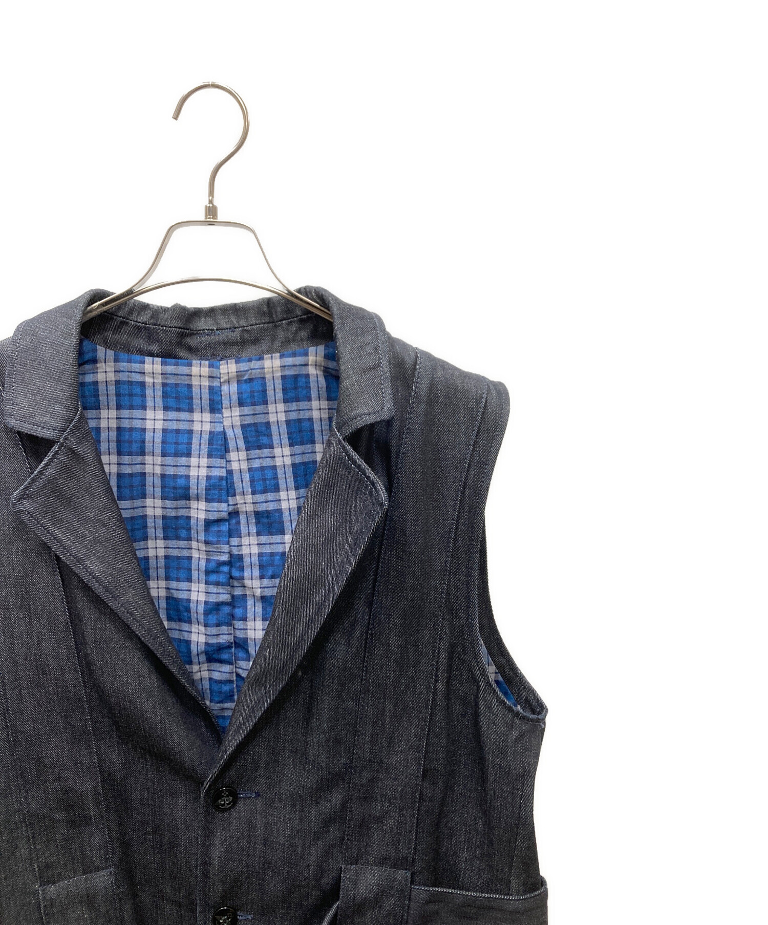 中古・古着通販】EVISU (エヴィス) マリンボタン デニムベスト