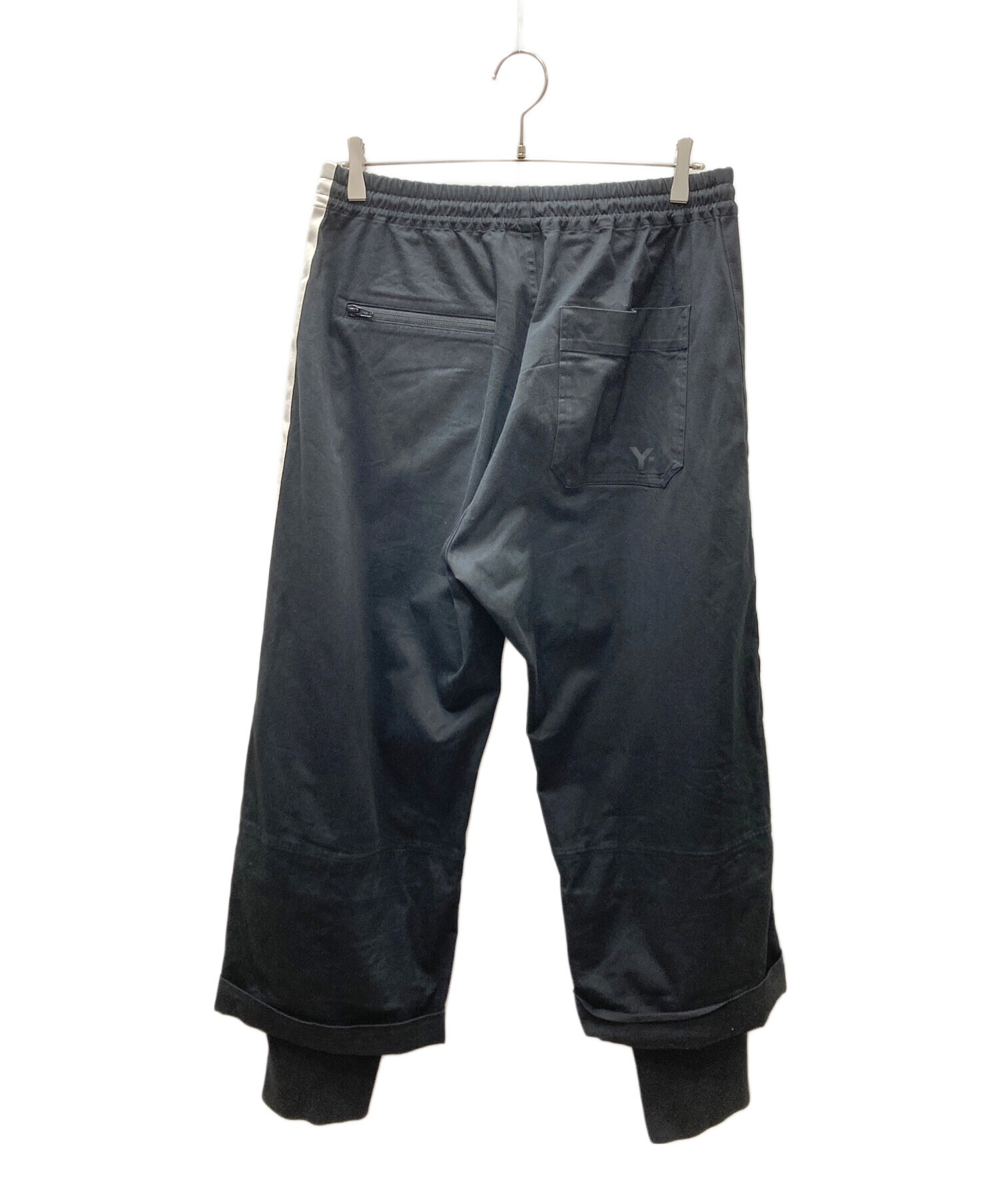 中古・古着通販】Y-3 (ワイスリー) M 3 STP GABARDINE WIDE PANTS