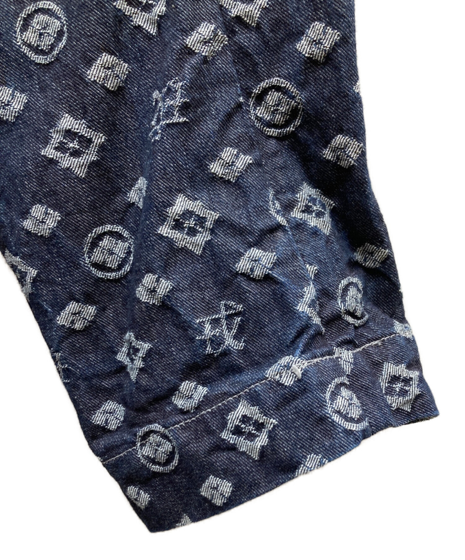 中古・古着通販】EVISU (エヴィス) 家紋柄 デニムジャケット ブルー