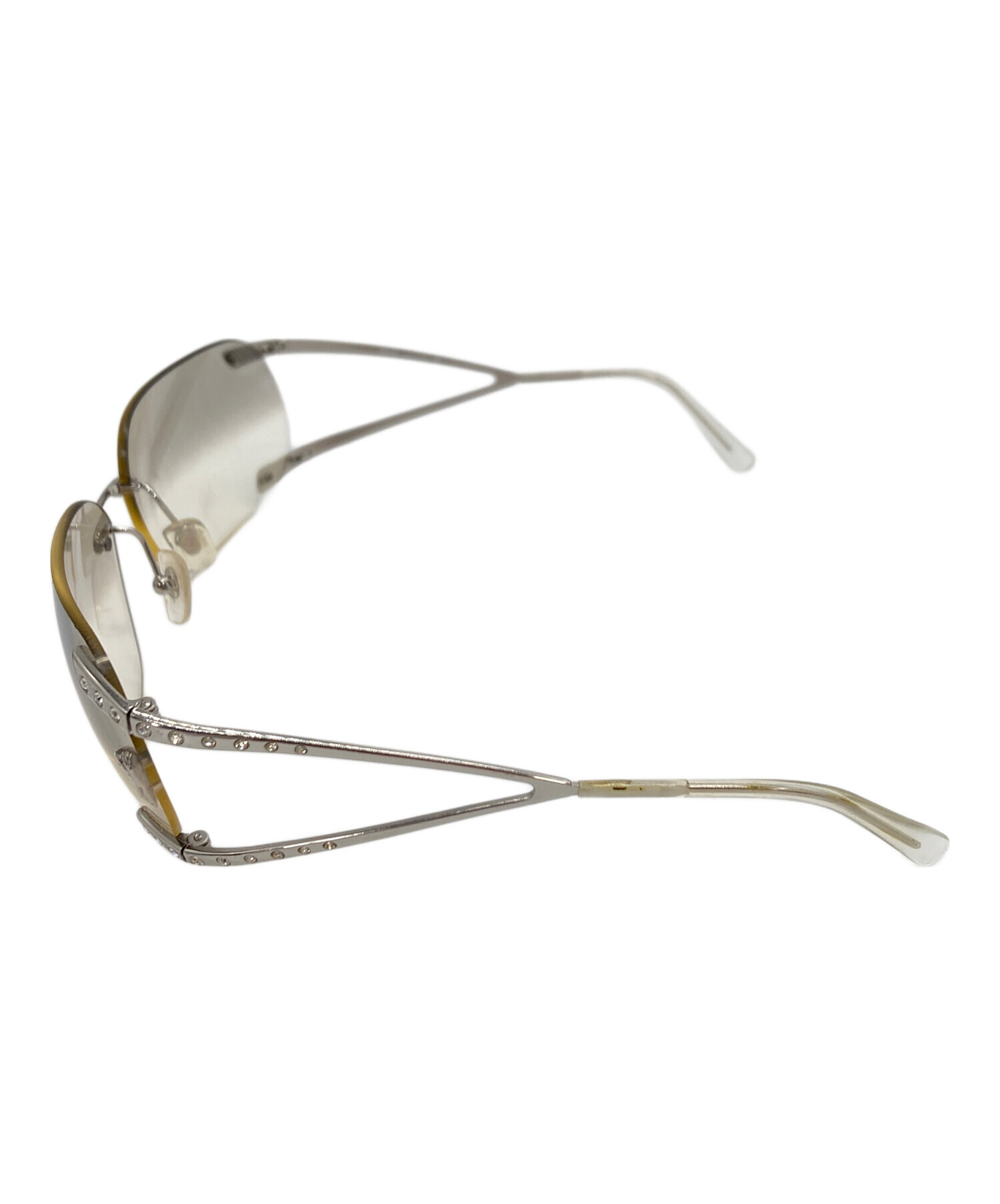 VERSACE ヴェルサーチ サングラス　リムレス　眼鏡 中古・古着通販】VERSACE (ヴェルサーチェ) リムレス サングラス