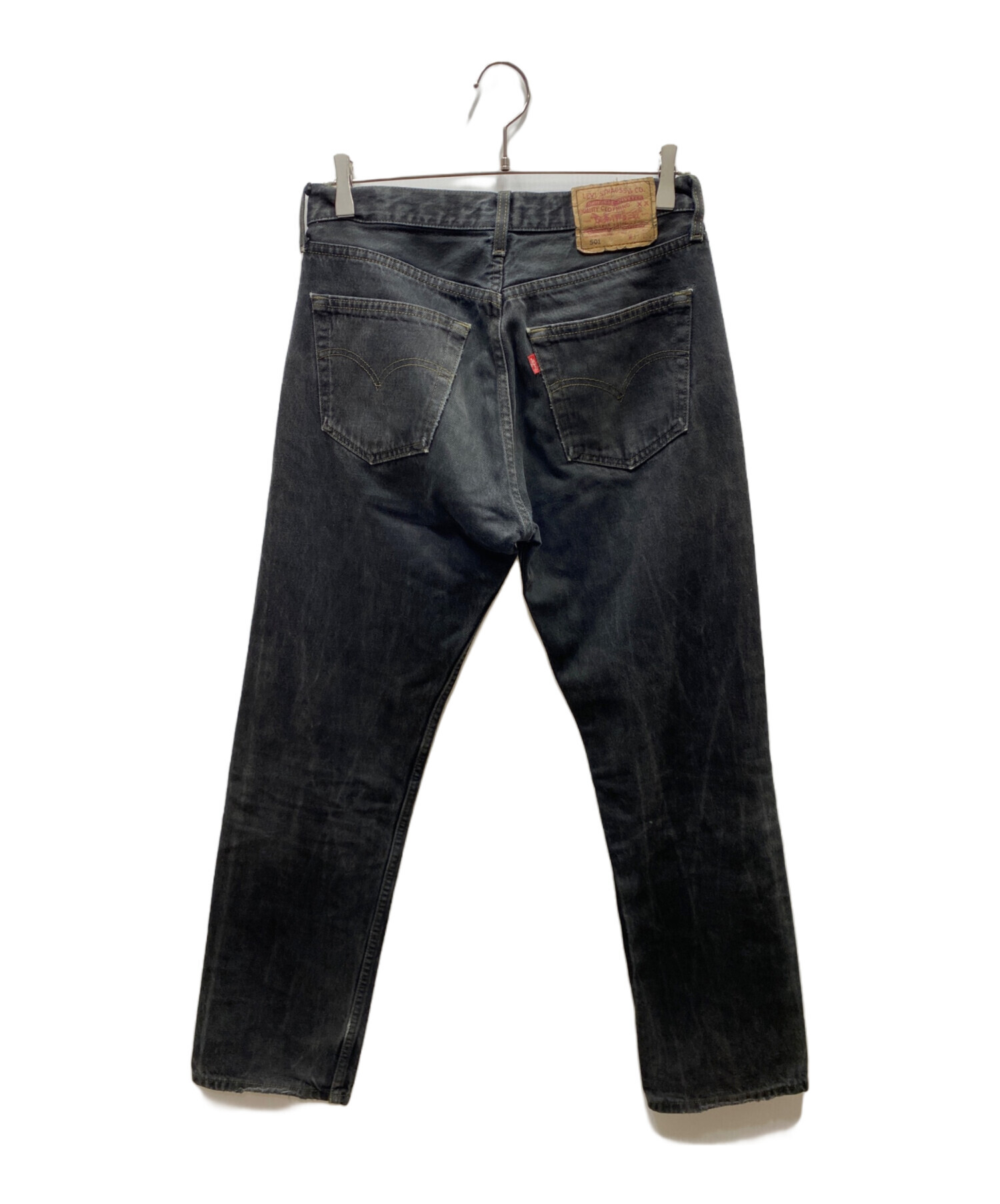 中古・古着通販】LEVI'S (リーバイス) 501 先染めブラックデニム
