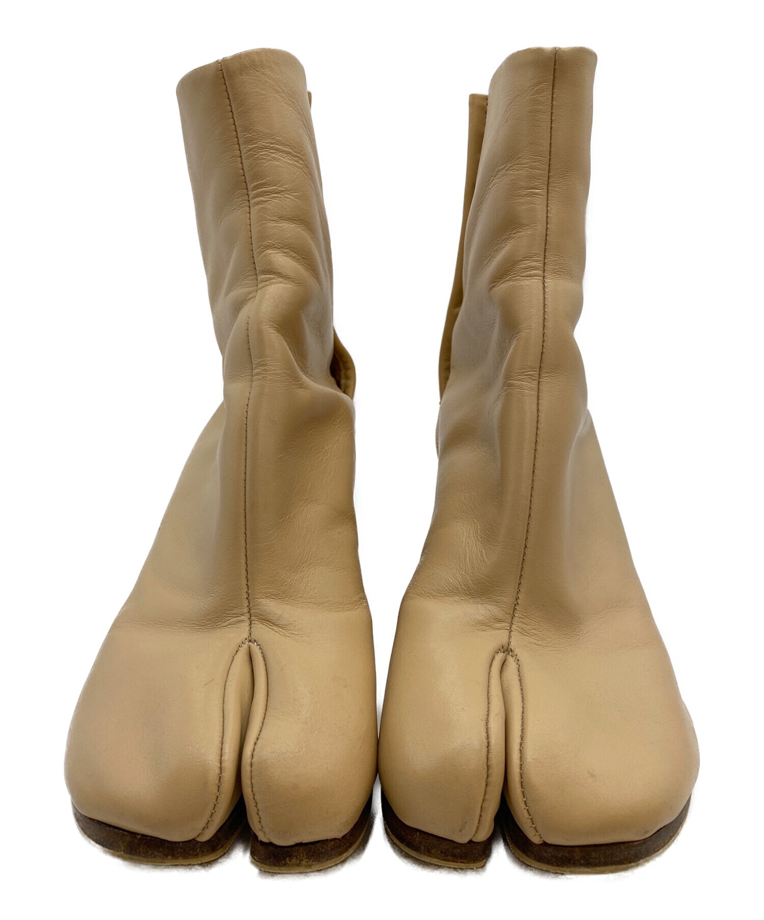 MaisonMargielaメゾンマルジェラ足袋ブーツベージュ39 中古・古着通販】Maison Margiela (メゾンマルジェラ) 足袋ヒール