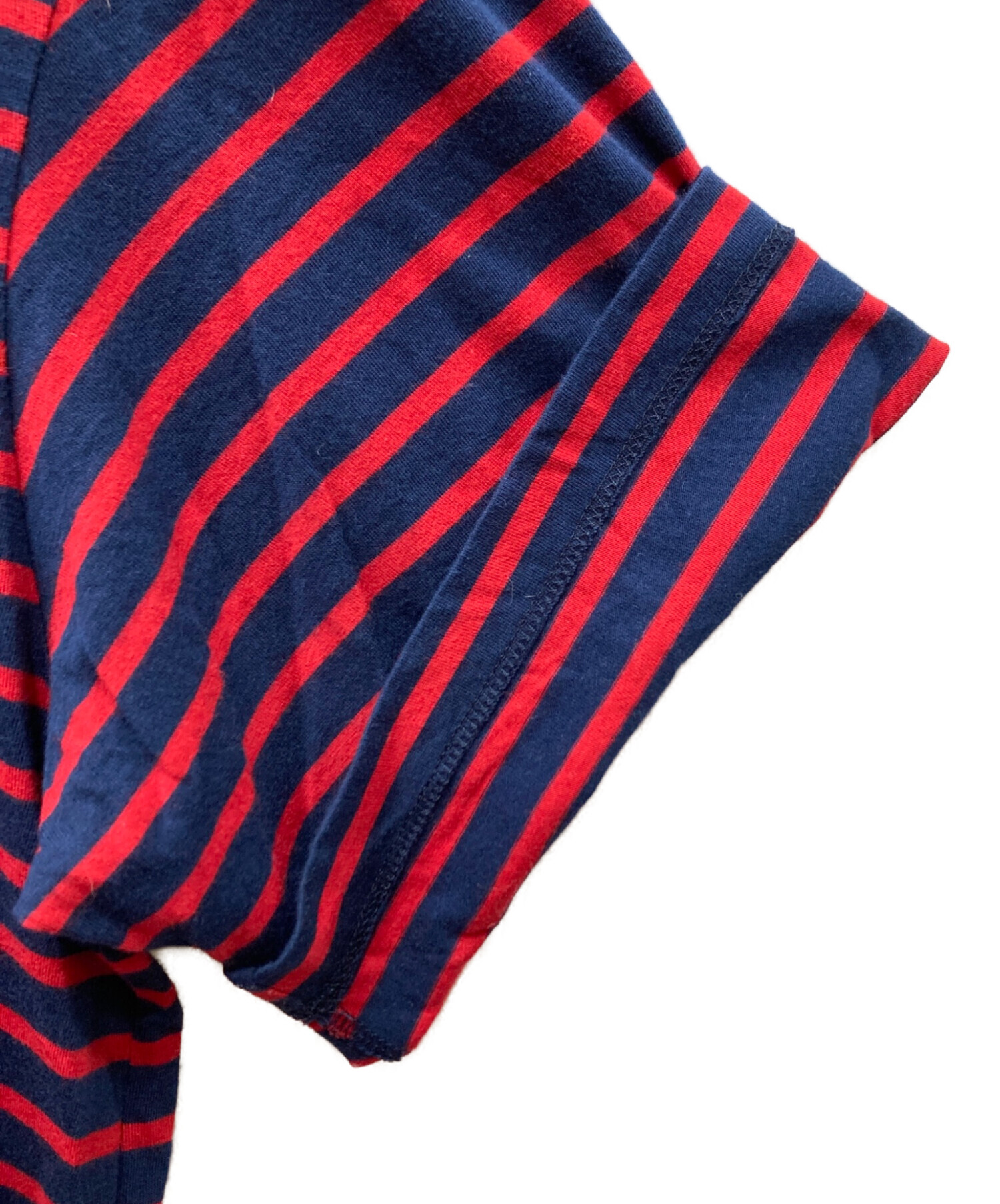 中古・古着通販】PRADA (プラダ) Striped Pocket T-Shirt ボーダー