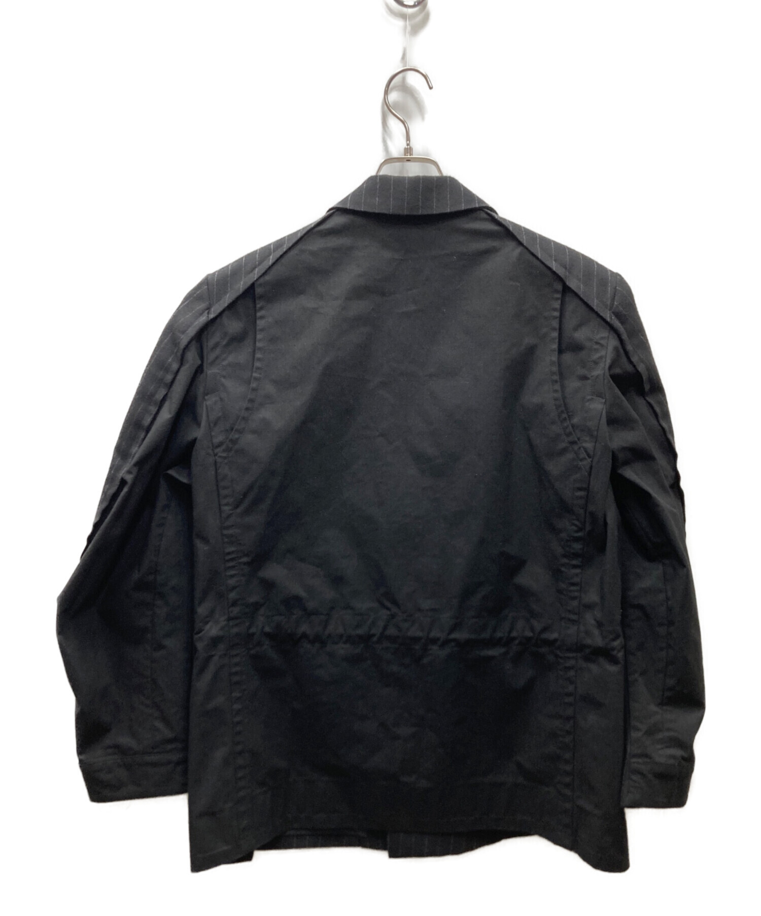 sacai Chalk Stripe x Rip Stop テーラードジャケット 中古・古着通販】sacai (サカイ) Chalk Stripe x Rip Stop Jacket