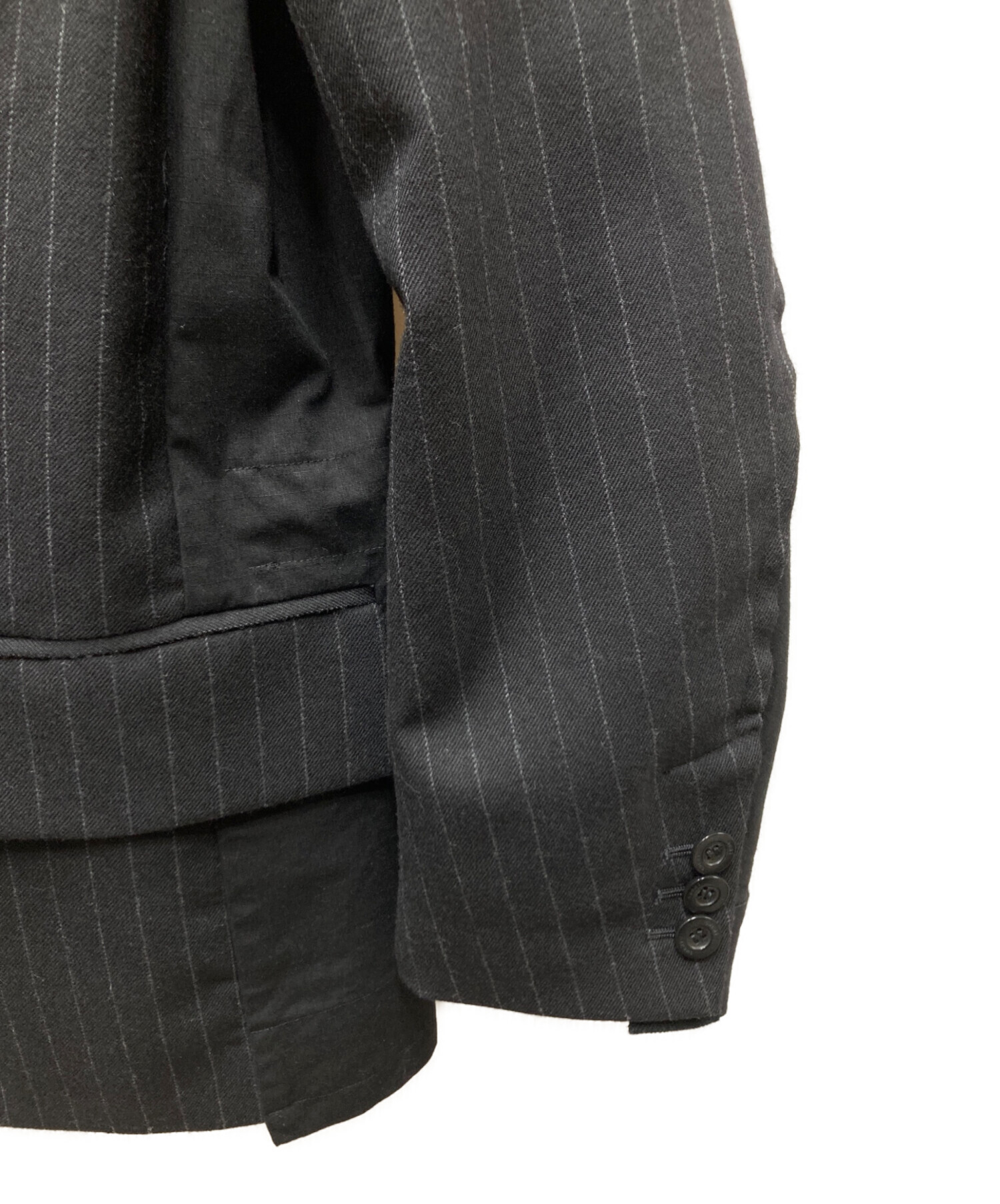 中古・古着通販】sacai (サカイ) Chalk Stripe x Rip Stop Jacket