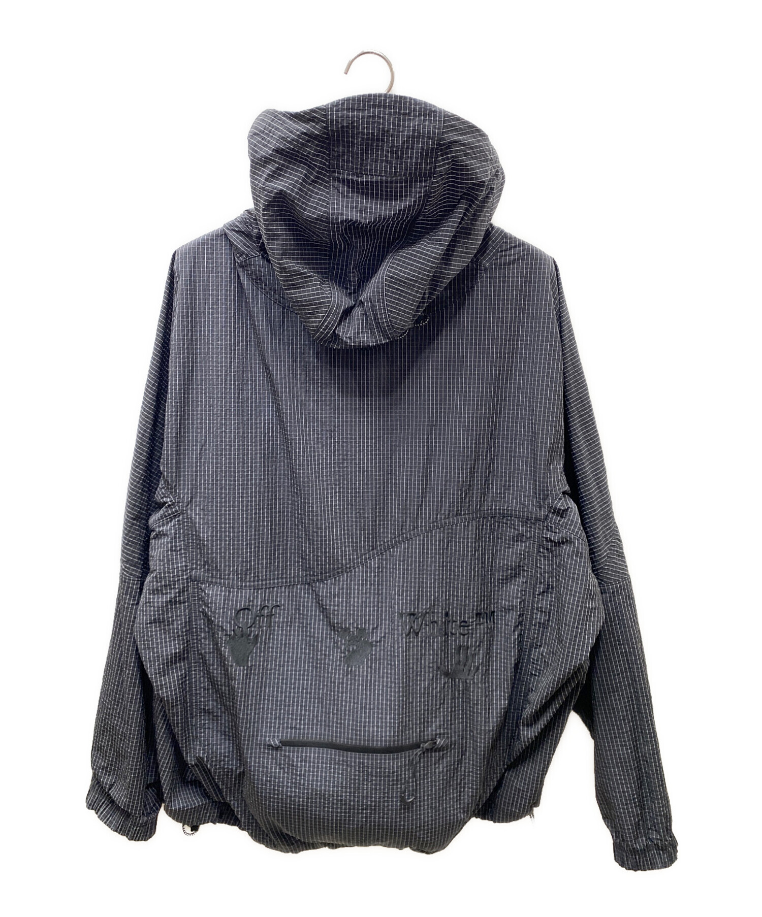 ニ*ナ様 オフホワイト×ナイキ　アノラックパーカー　ナイロンジャケット　L 中古・古着通販】NIKE (ナイキ) OFFWHITE (オフホワイト) AS M NRG MC