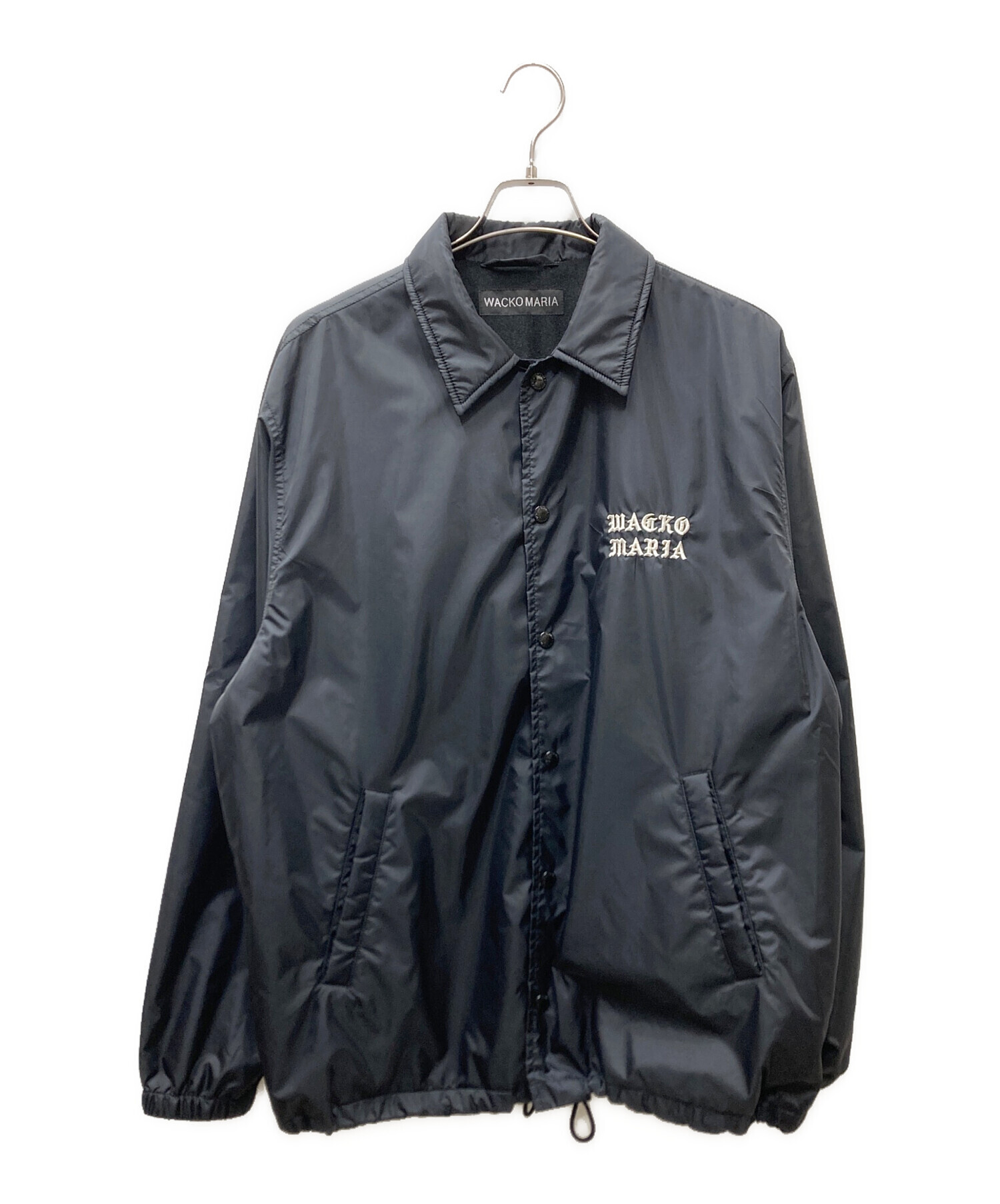 ワコマリア　WackoMaria コーチジャケット　サイズXL 中古・古着通販】WACKO MARIA (ワコマリア) コーチジャケット ブラック