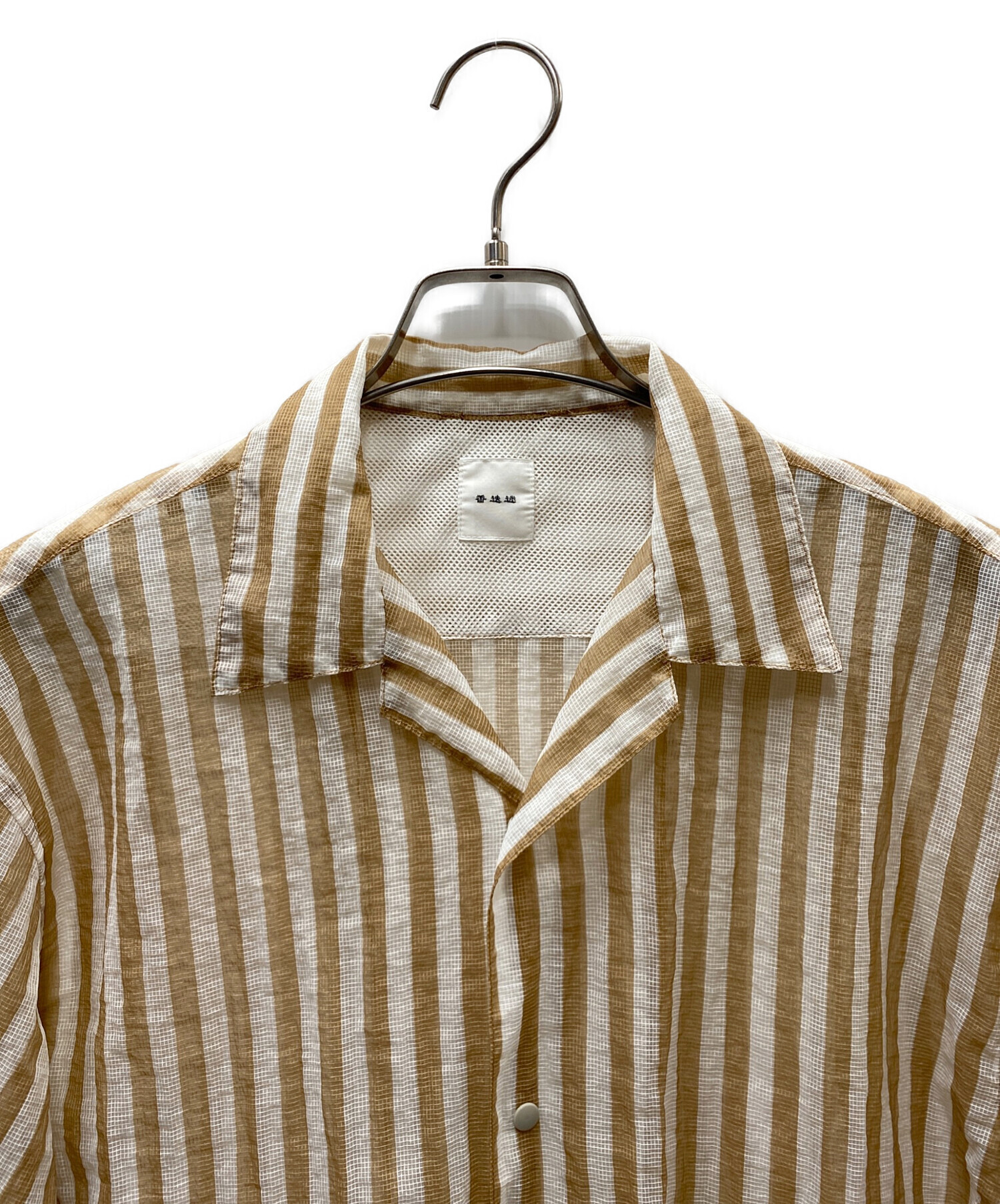 中古・古着通販】迷迭香 (マンネンロウ) MESH SHIRT L/S メッシュ