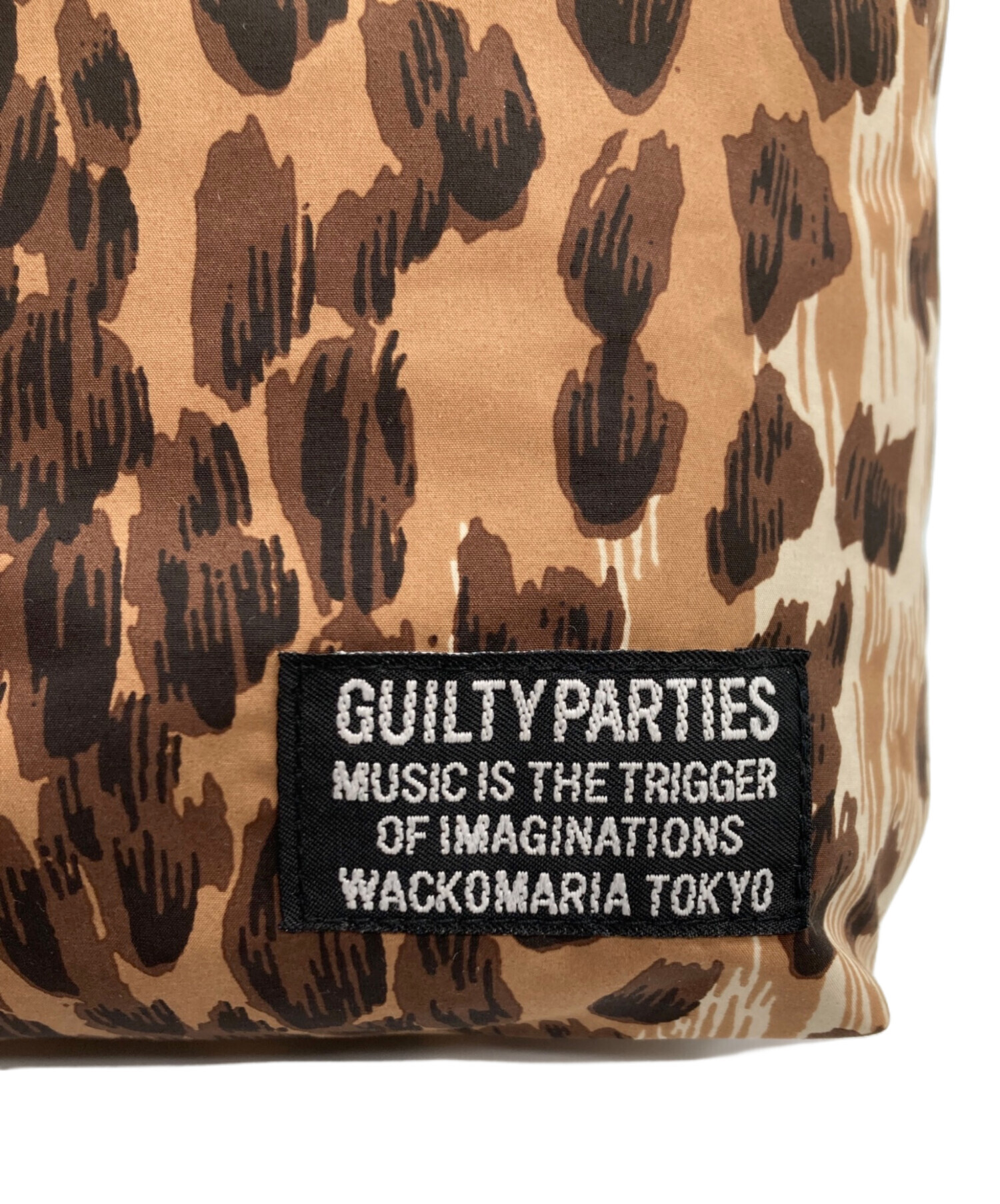 新品未使用】WACKO MARIA LEOPARD DRAWSTRING BAG 中古・古着通販】WACKO MARIA (ワコマリア) LEOPARD DRAWSTRING BAG 1