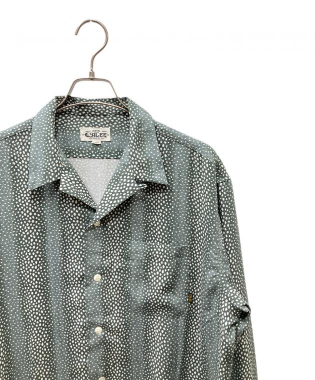 中古・古着通販】CALEE (キャリー) Stripe Pattern LS SH 長袖オープン
