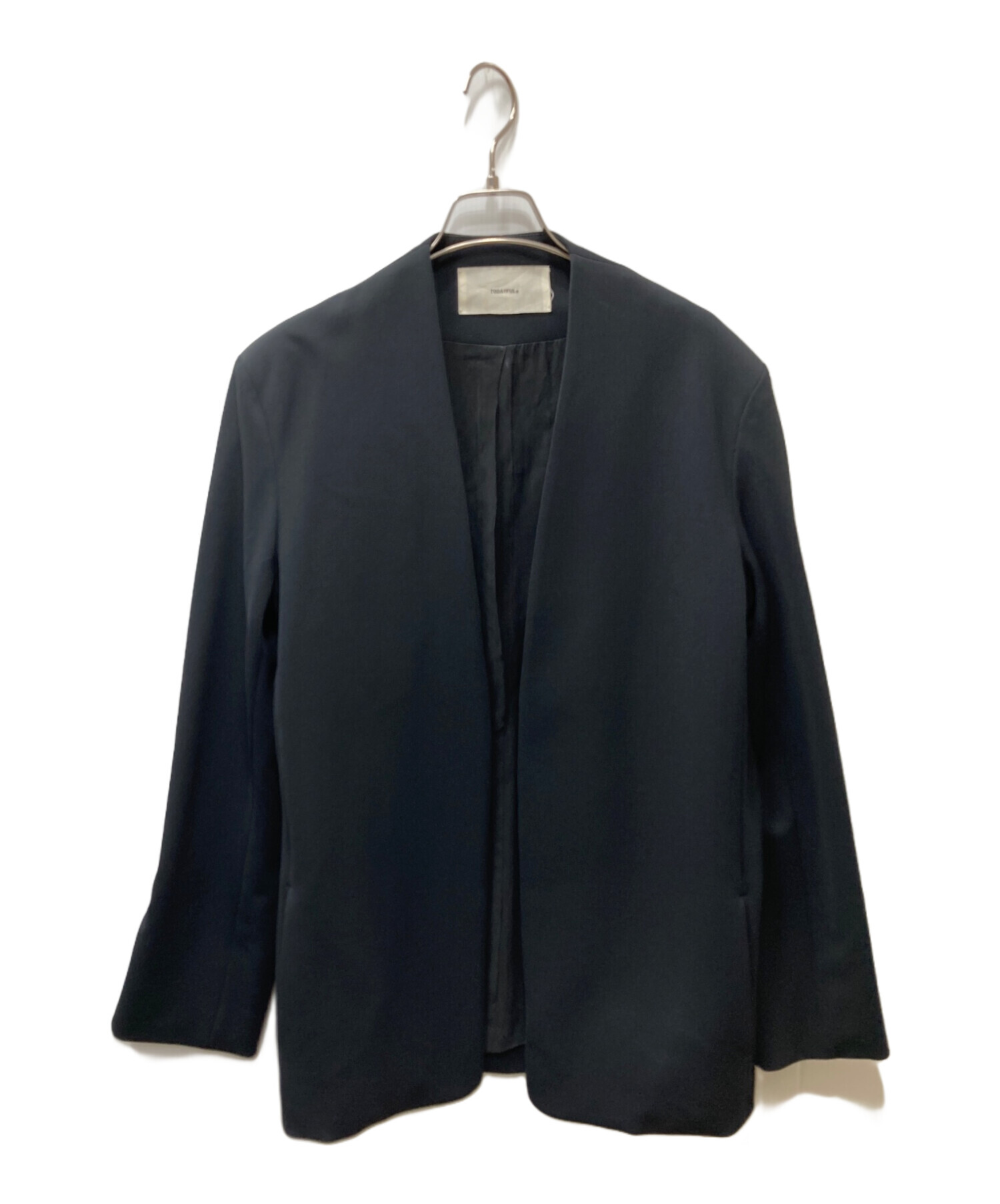 中古・古着通販】TODAYFUL (トゥデイフル) Collarless Twill JK ノー