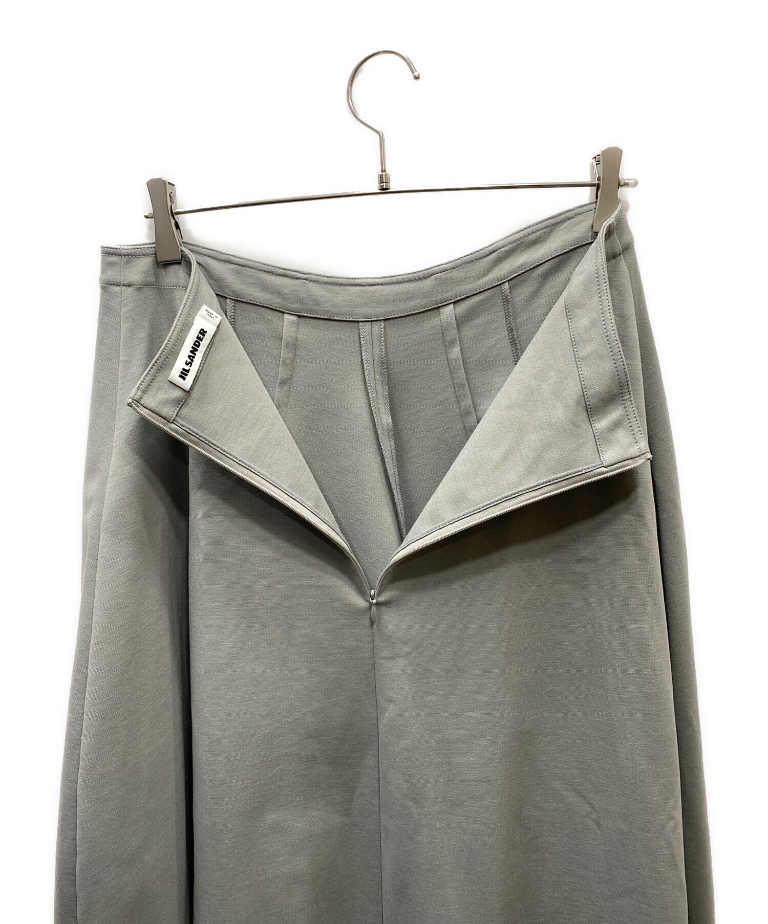 JIL SANDER アイボリー フレアスカート　2buy10％オフ　最終値下 中古・古着通販】JIL SANDER (ジルサンダー) フレアロングスカート