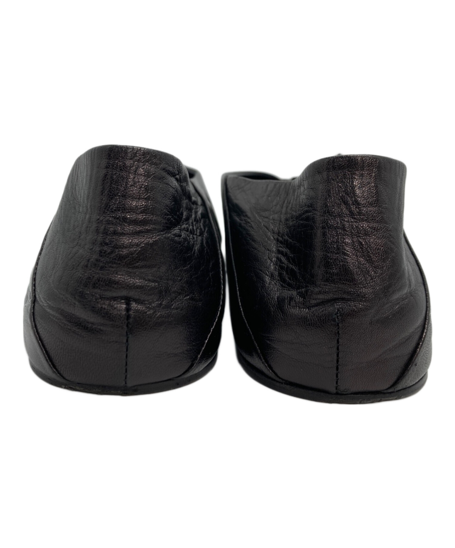 中古・古着通販】JIL SANDER (ジルサンダー) レザーシューズ ブラック