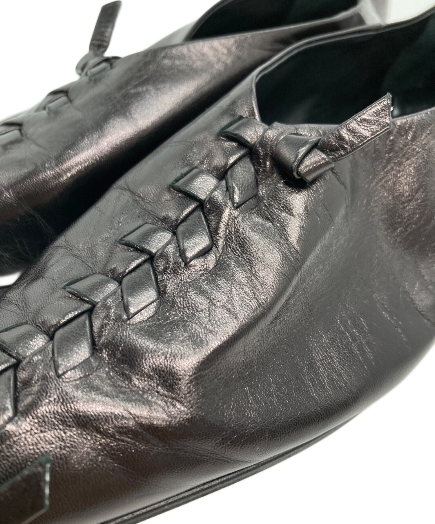 中古・古着通販】JIL SANDER (ジルサンダー) レザーシューズ ブラック