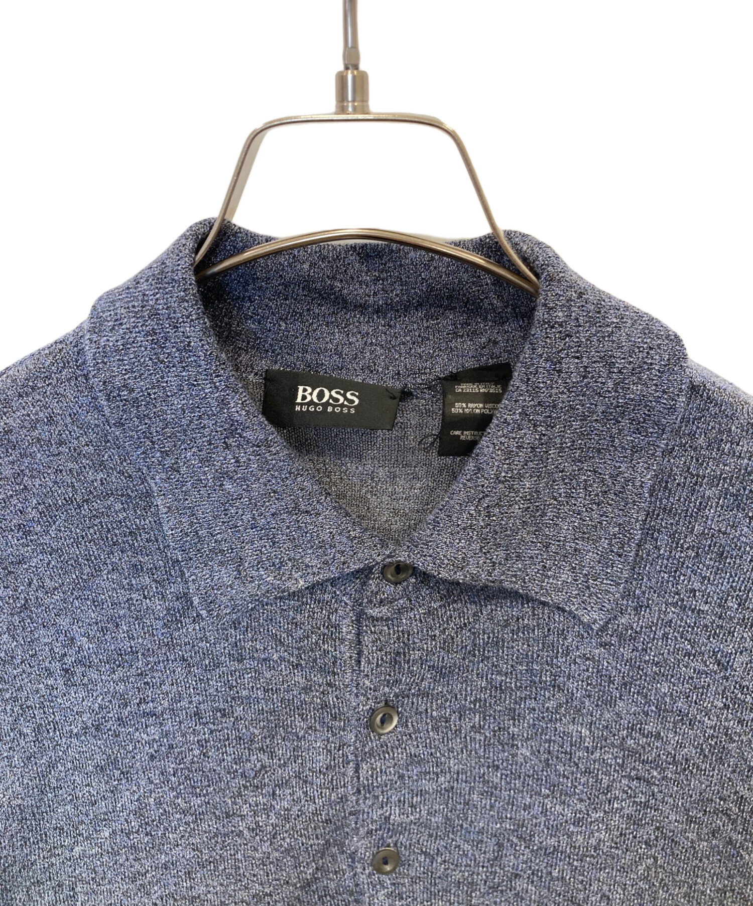 中古・古着通販】BOSS HUGO BOSS (ボス ヒューゴボス) L/Sポロシャツ