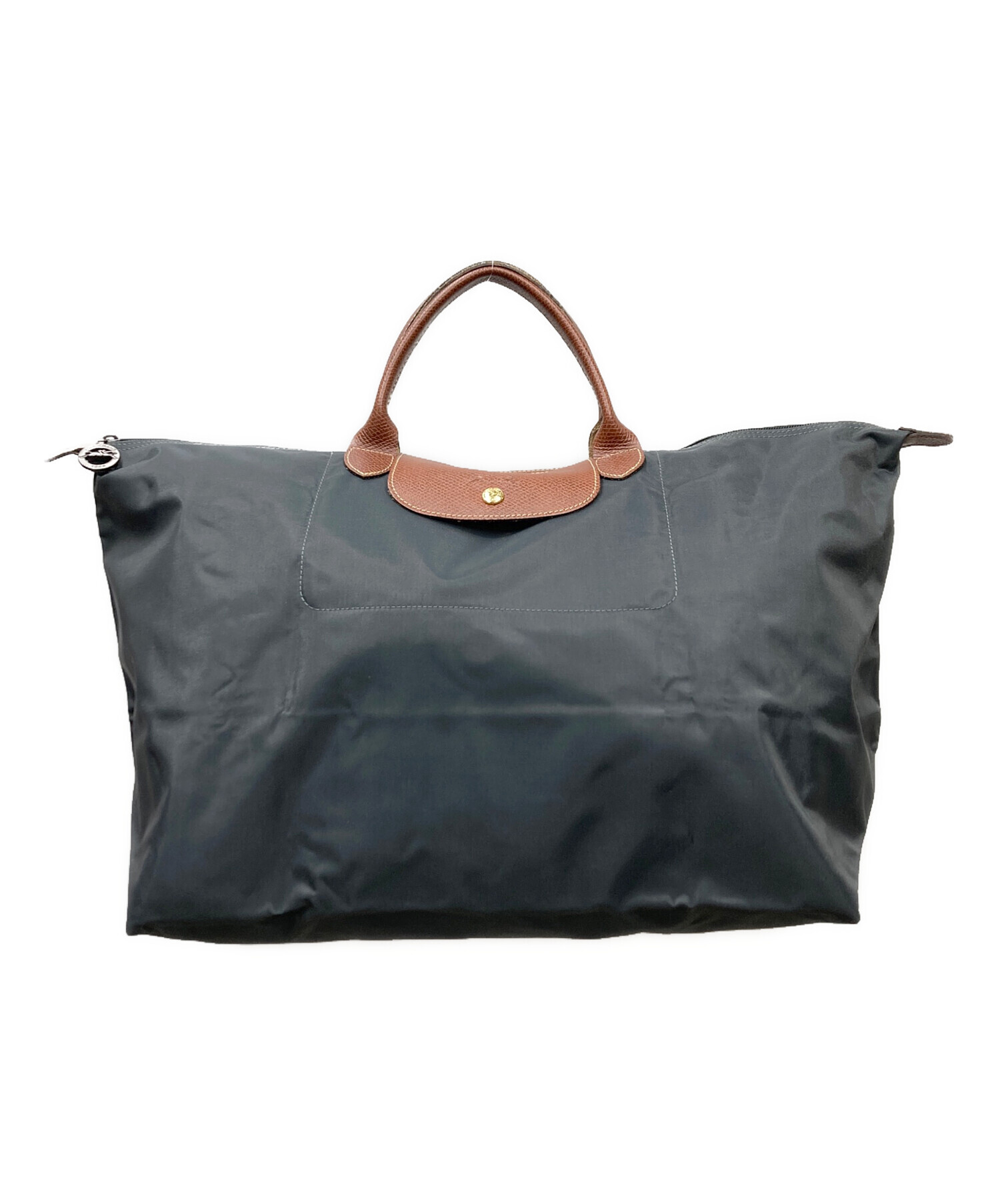 中古・古着通販】LONGCHAMP (ロンシャン) ボストンバッグ ブラウン