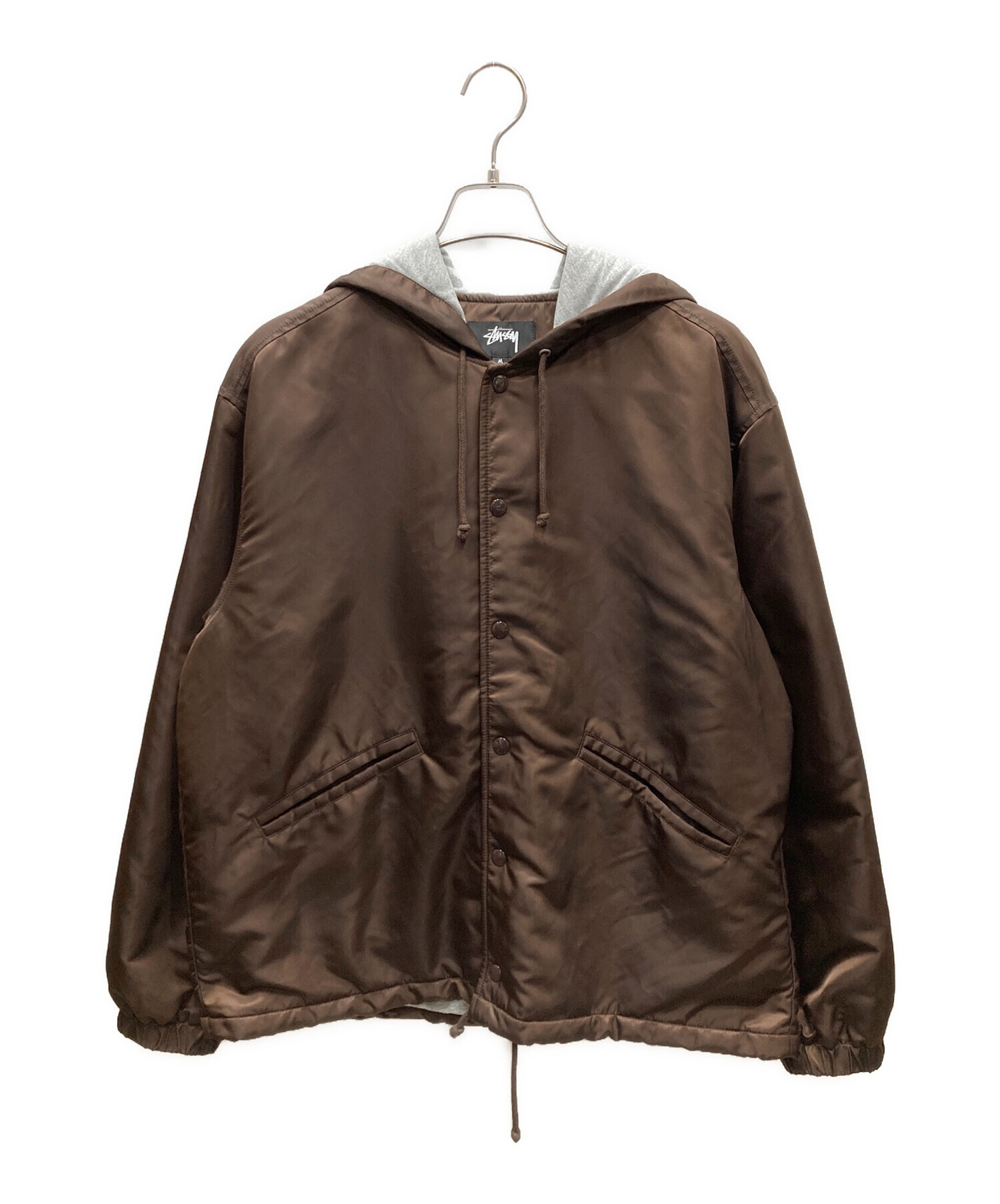 中古・古着通販】stussy (ステューシー) HOODED COACHES JACKET